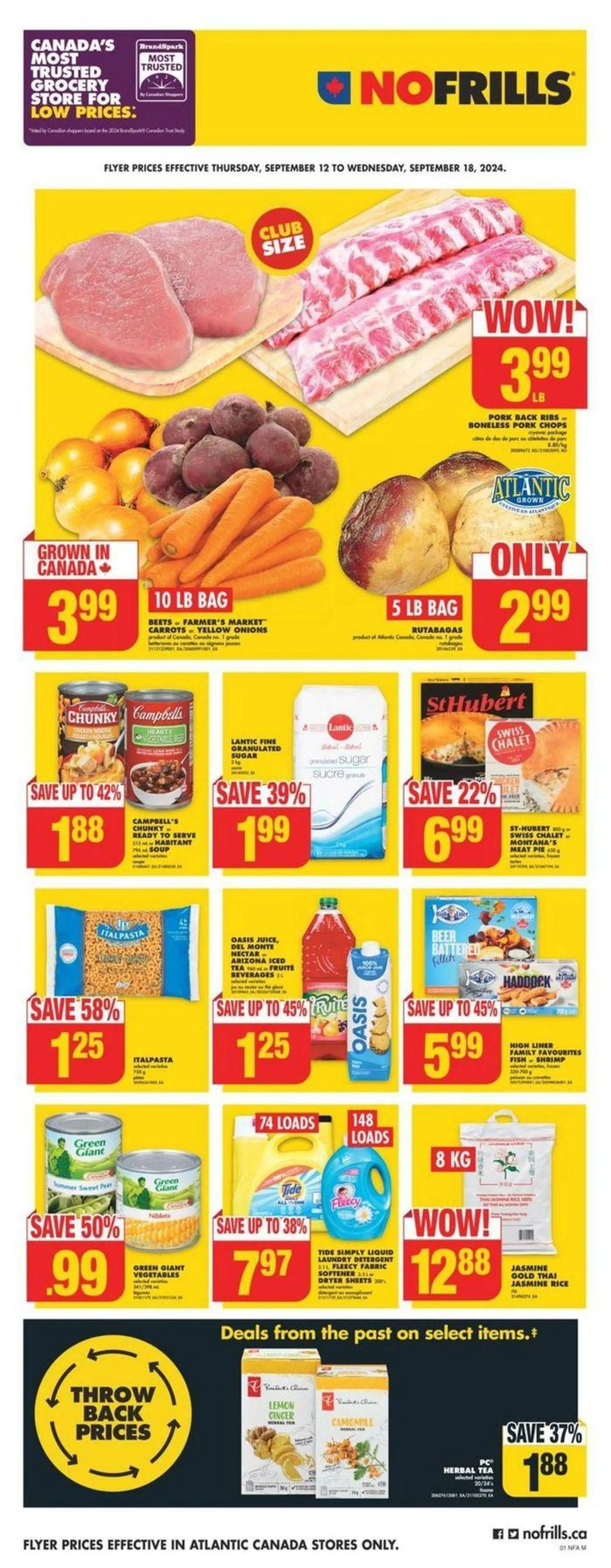 No Frills Weekly ad from September 12 to September 18 2024 - flyer page 6