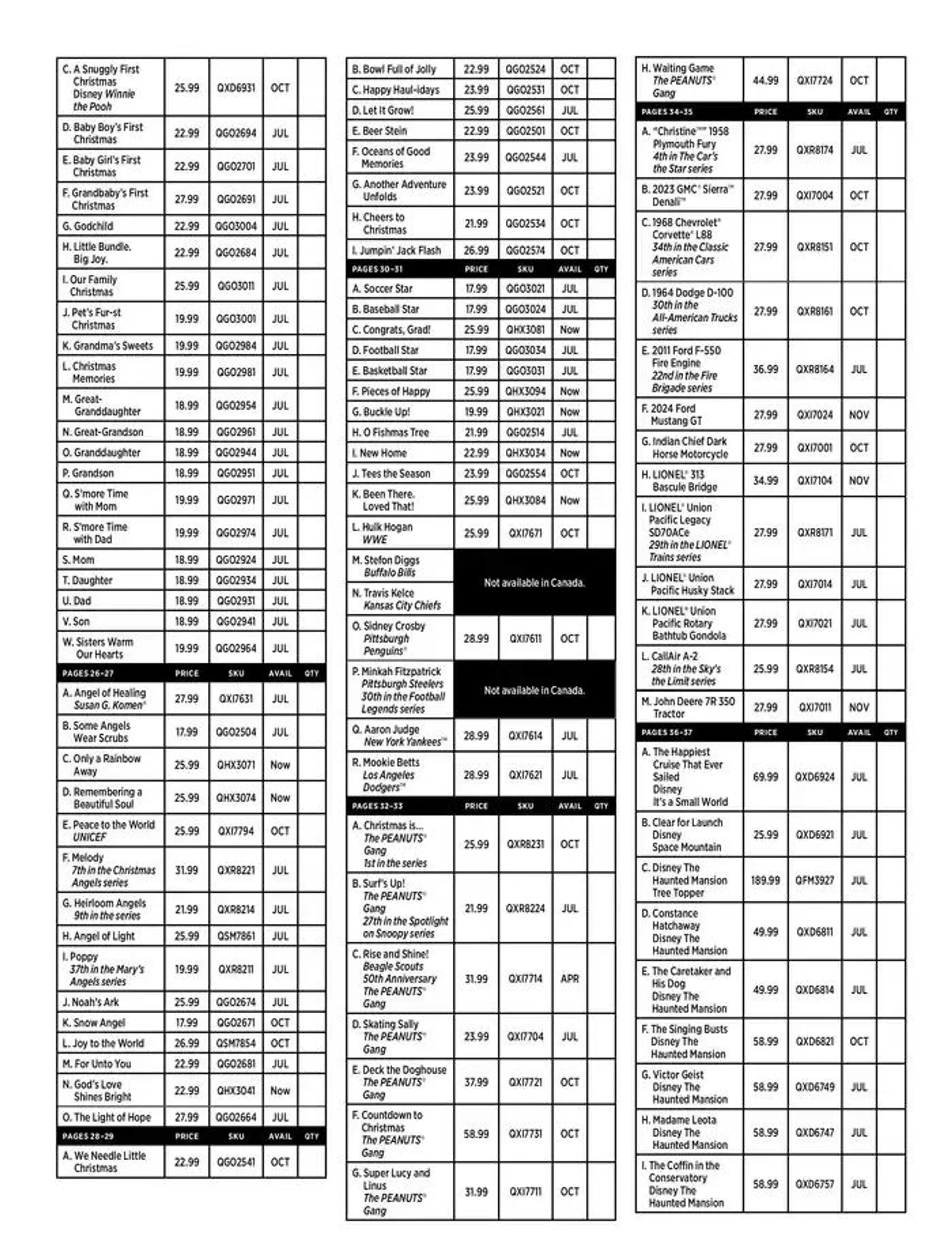 Wish List 2024 from November 5 to December 31 2024 - flyer page 3