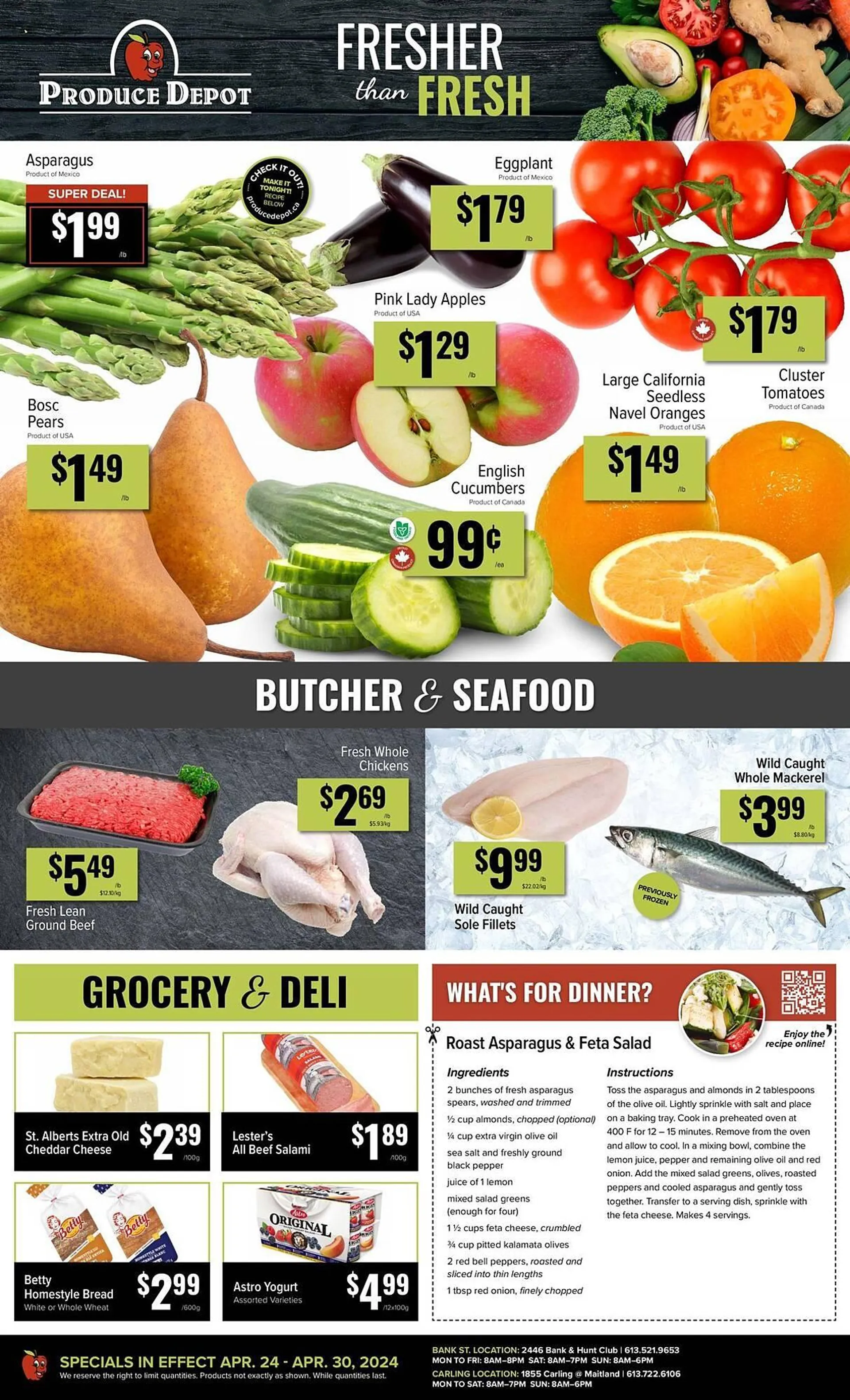 Produce Depot flyer - 1