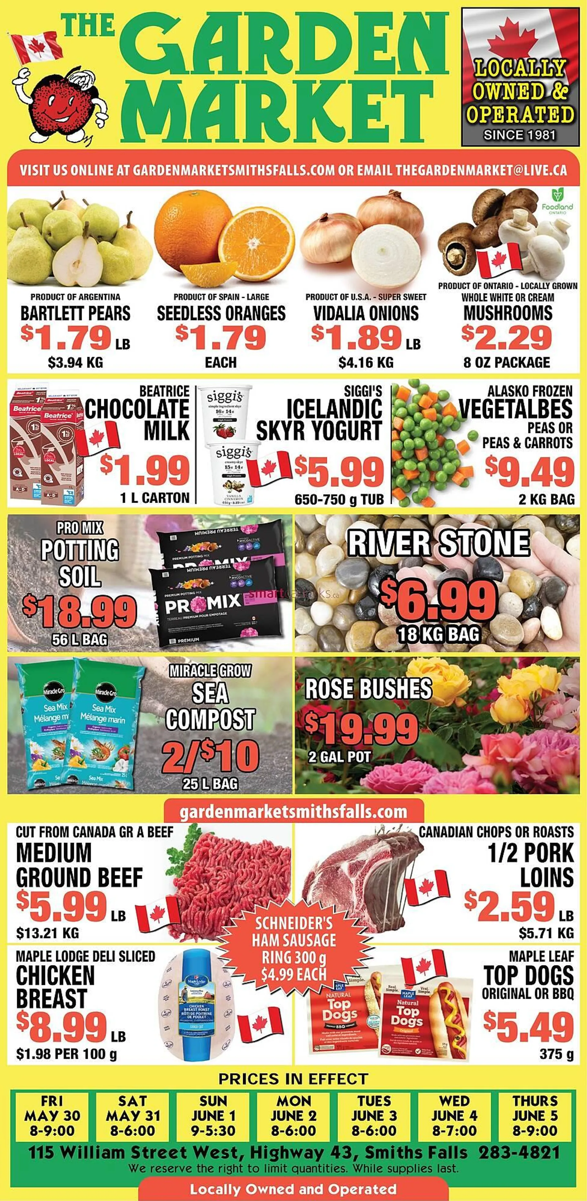 The Garden Market flyer from May 29 to June 4 2025 - flyer page 1