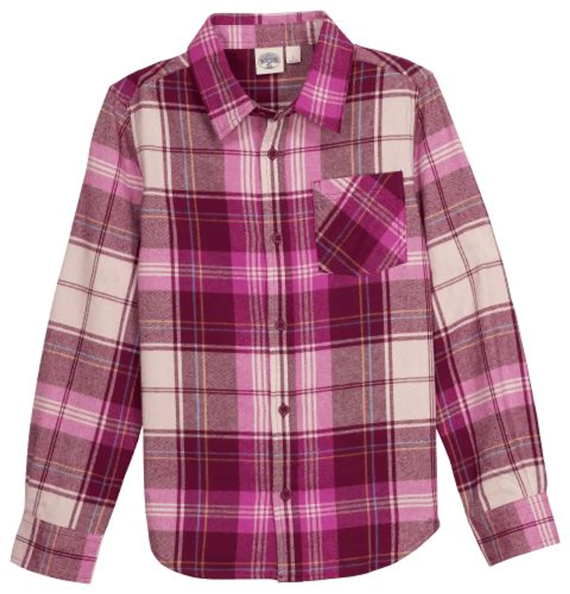 Outdoor Kids Flannel Long-Sleeve Shirt for Toddlers or Kids