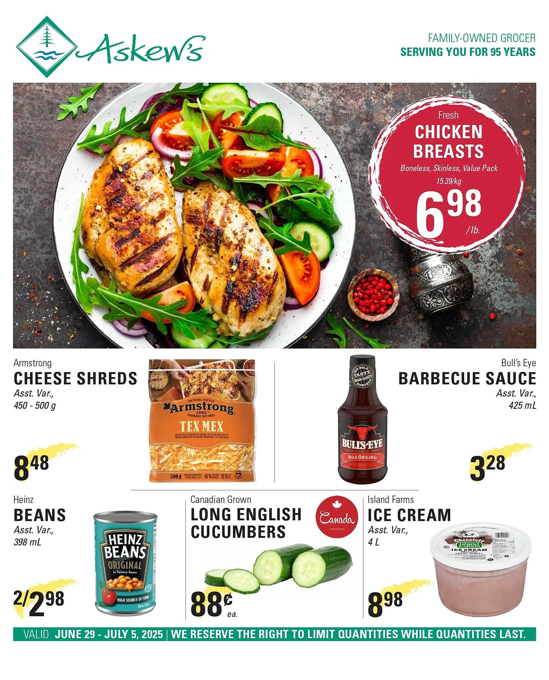 Askews Foods flyer from June 29 to July 5 2025 - flyer page 1