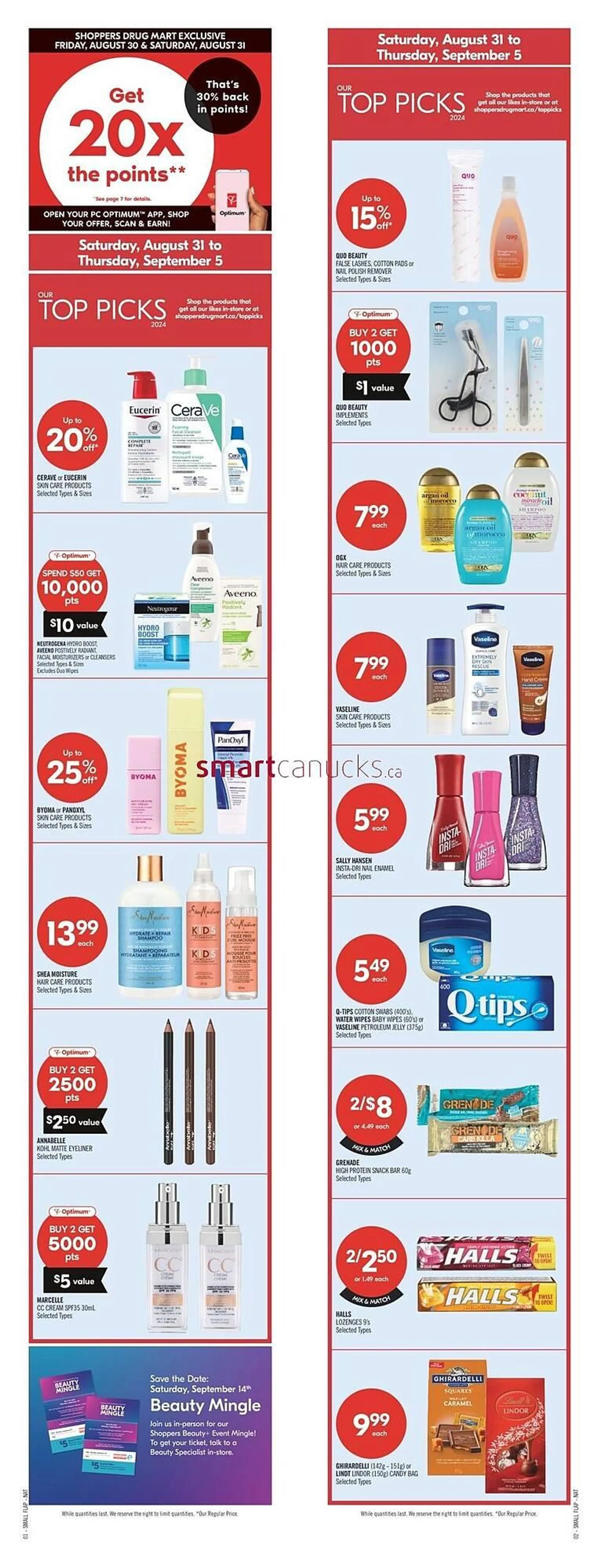 Shoppers Drug Mart flyer from August 30 to September 2 2024 - flyer page 2