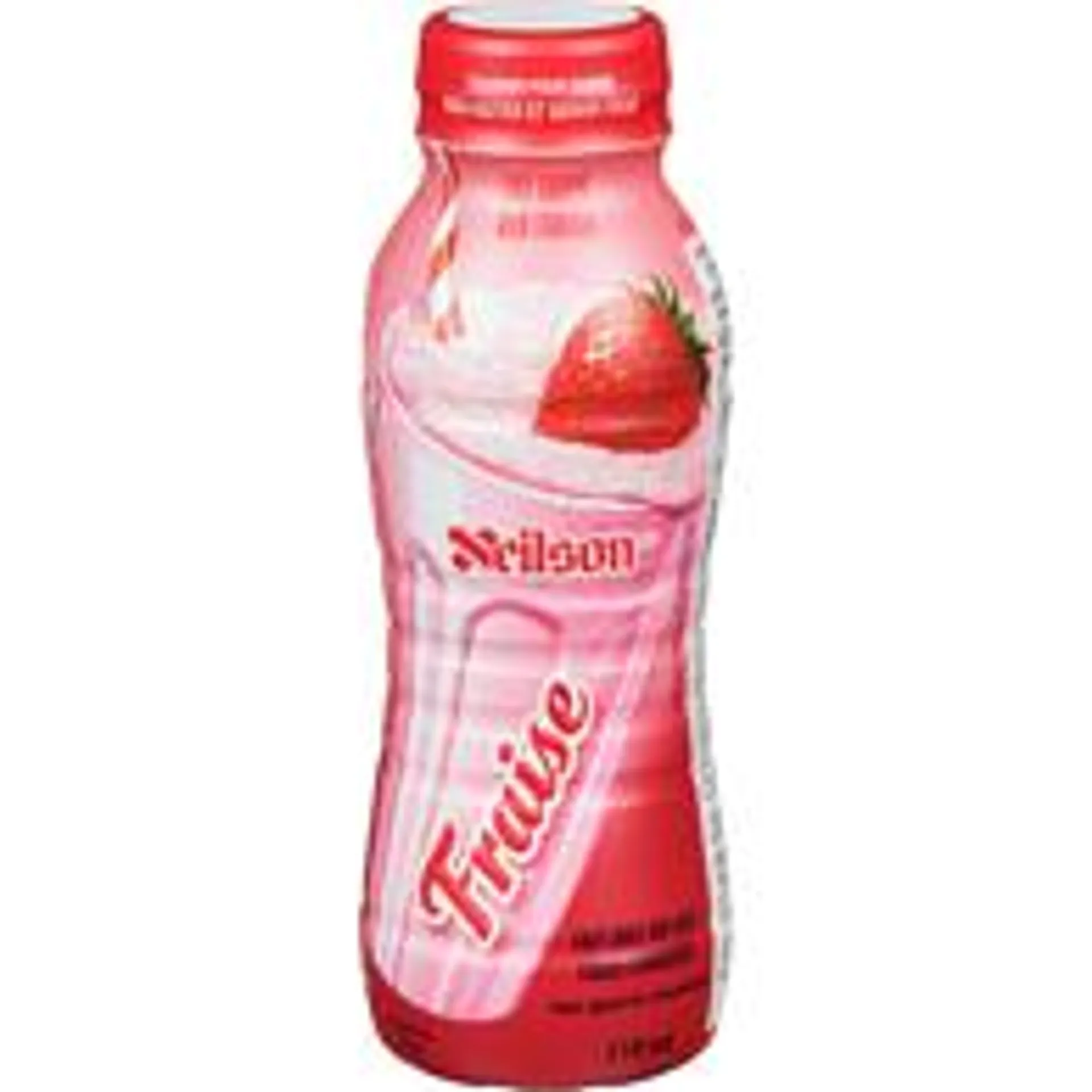 Lait frappé aux fraises