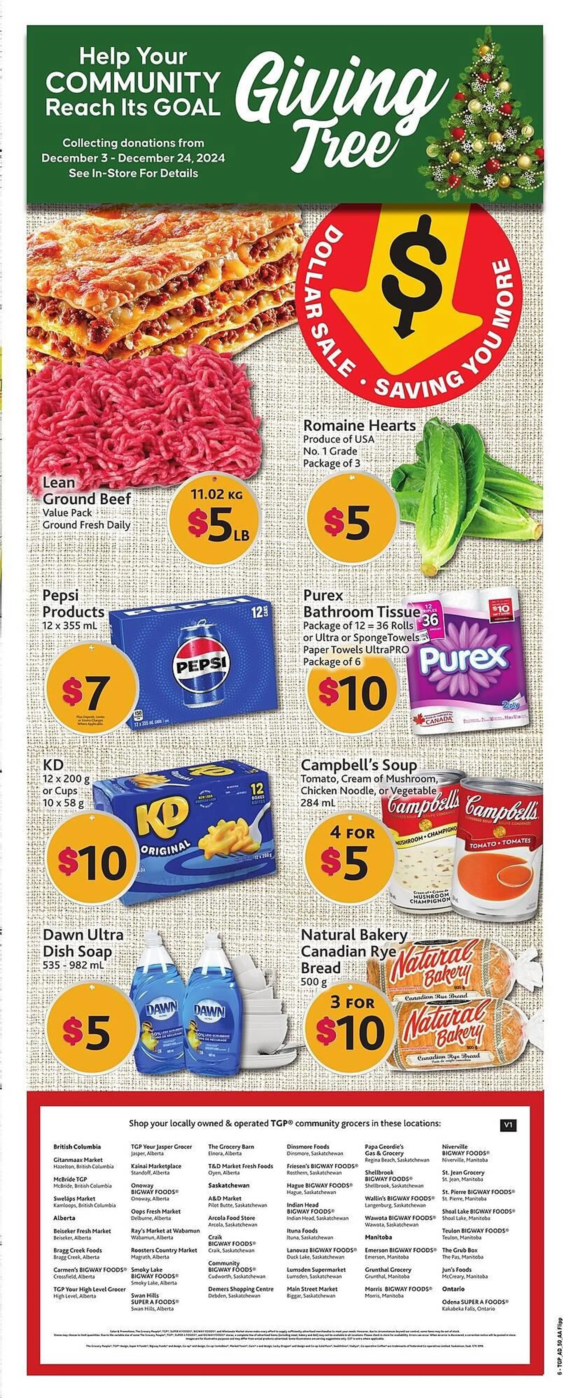 TGP The Grocery People flyer from December 5 to January 1 2025 - flyer page 7