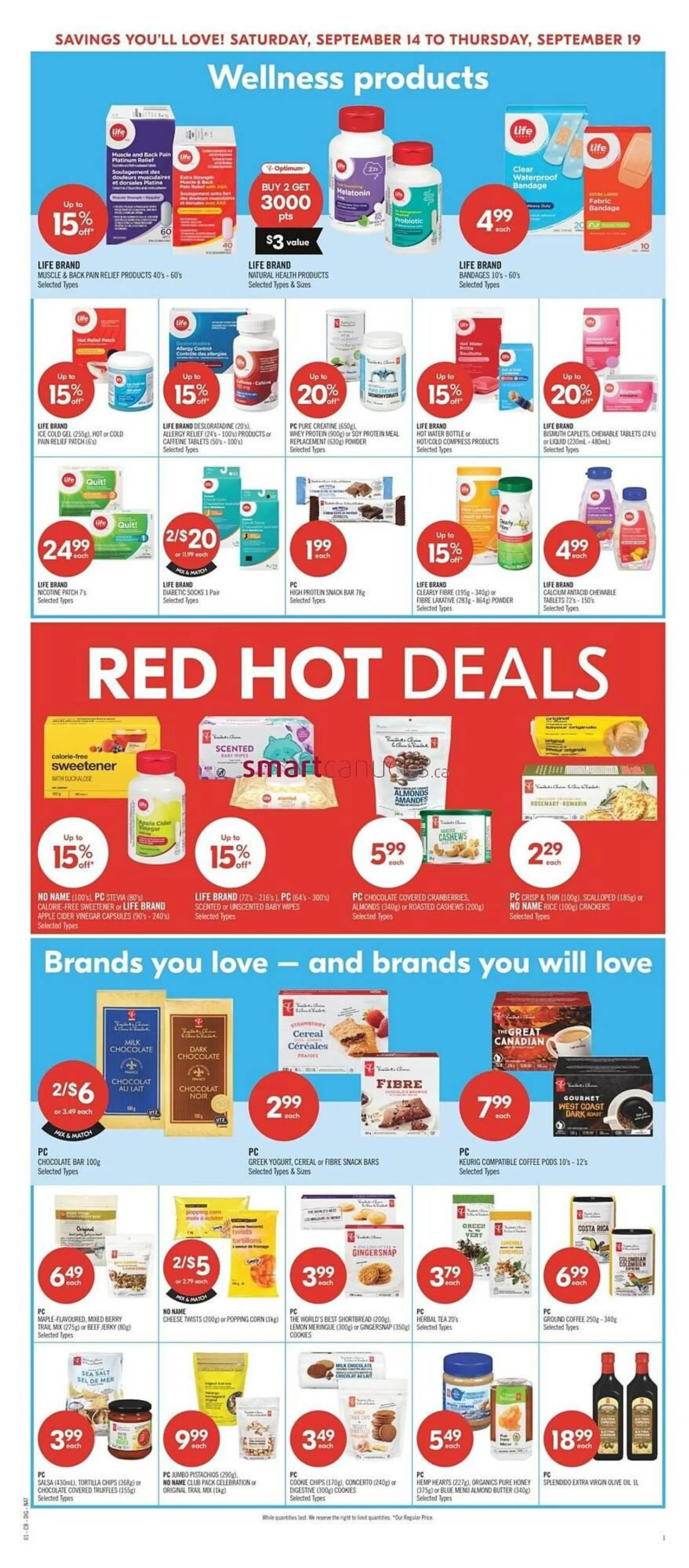 Shoppers Drug Mart flyer from September 14 to September 19 2024 - flyer page 16