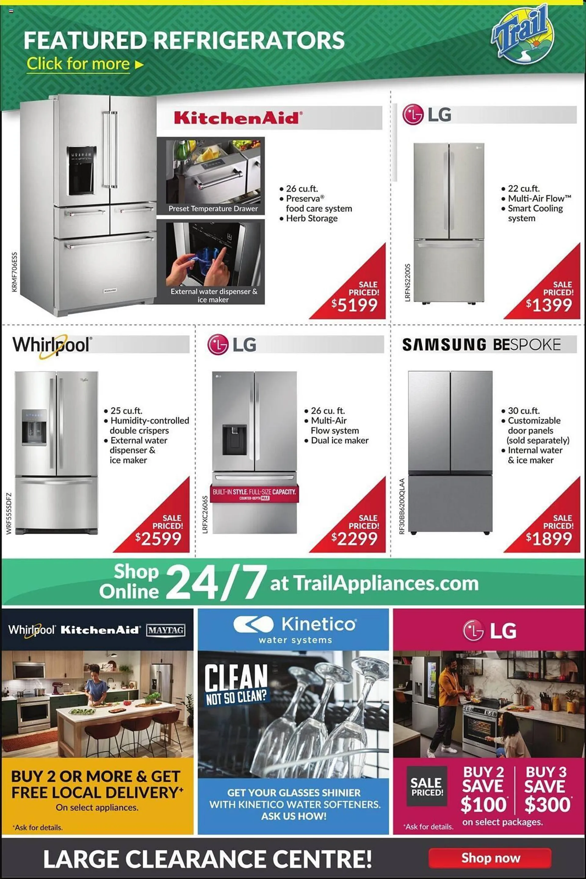 Trail Appliances flyer - 2