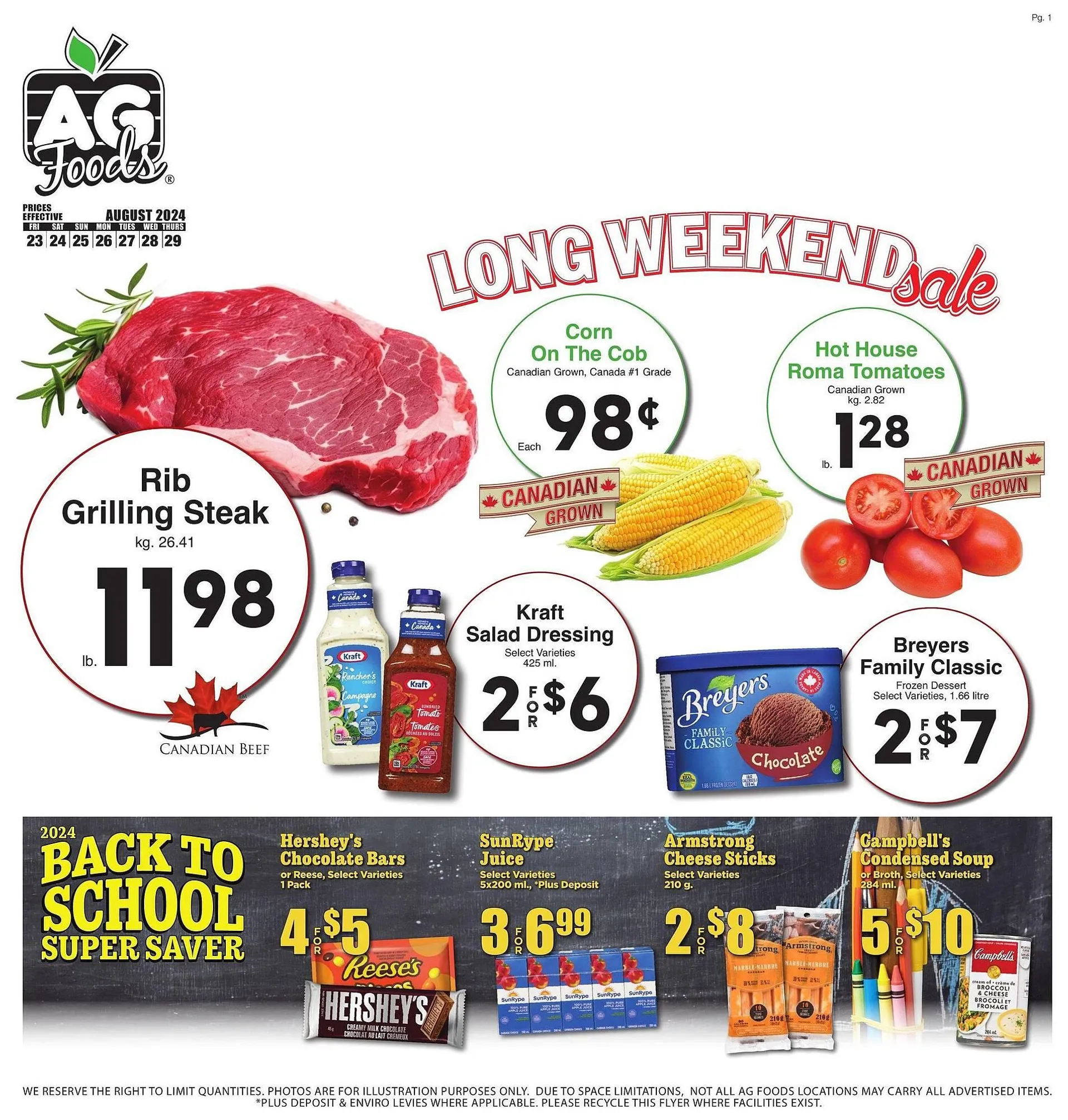 AG Foods flyer - 1