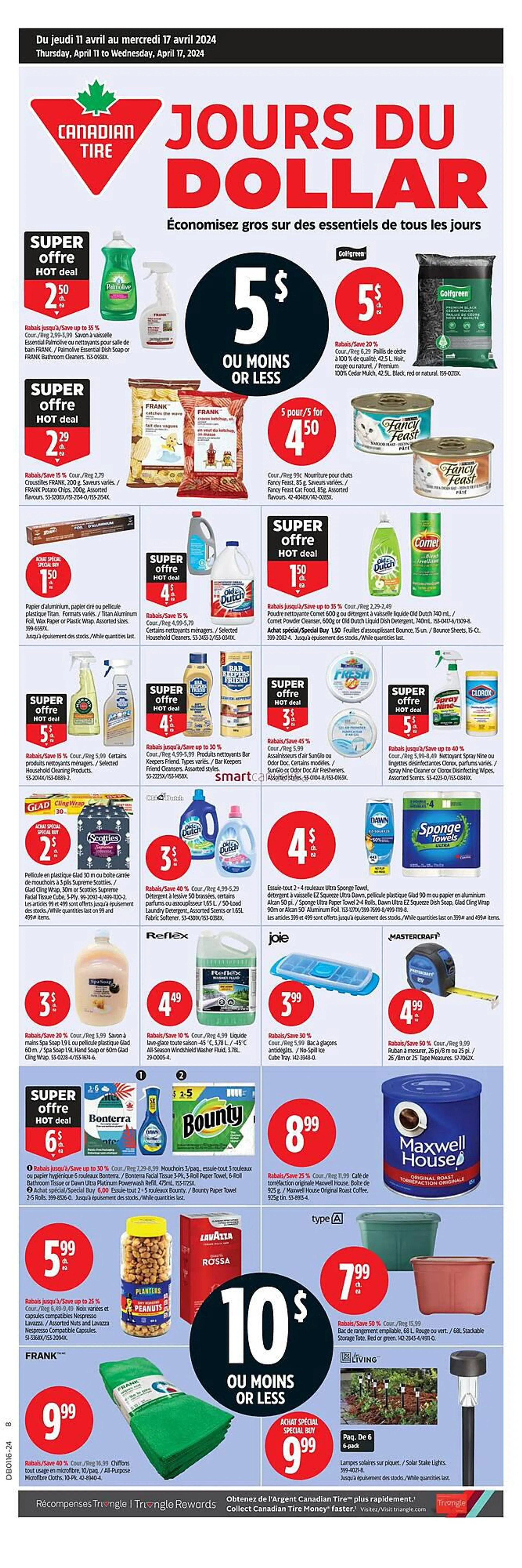 Canadian Tire flyer from April 11 to April 24 2024 - flyer page 1