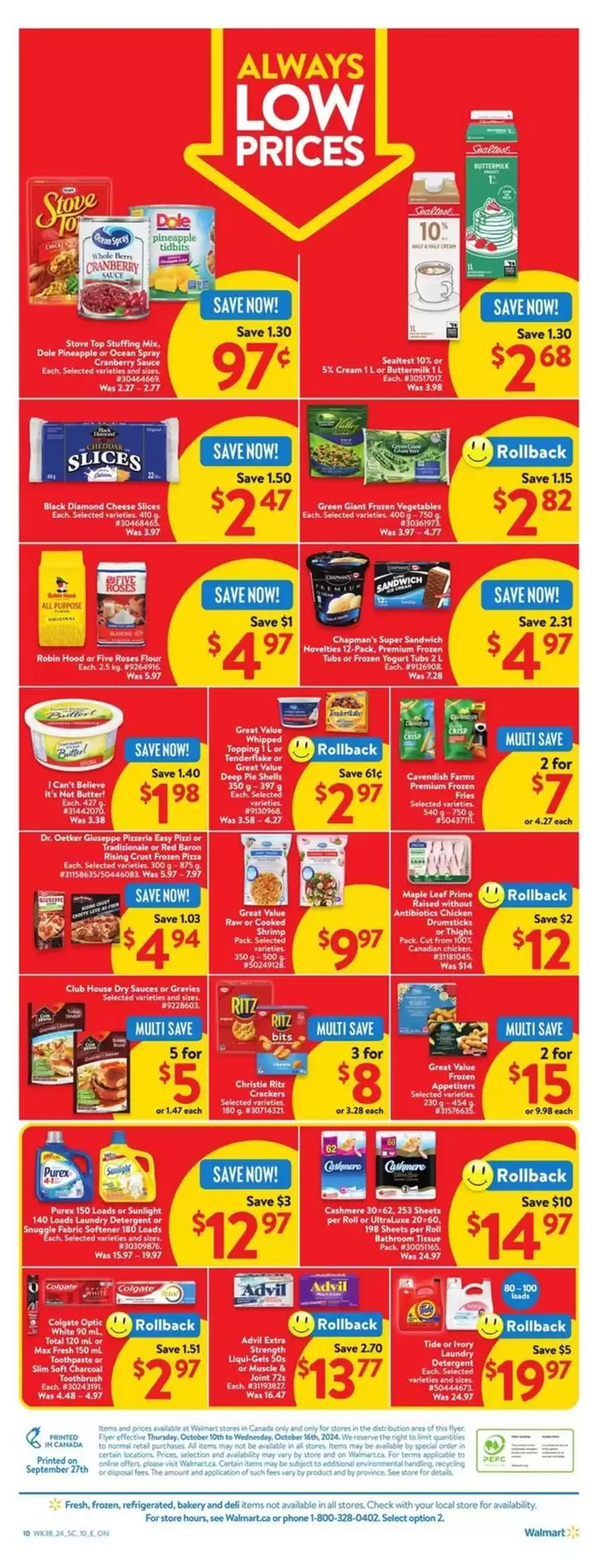 Walmart flyer from October 10 to October 16 2024 - flyer page 12