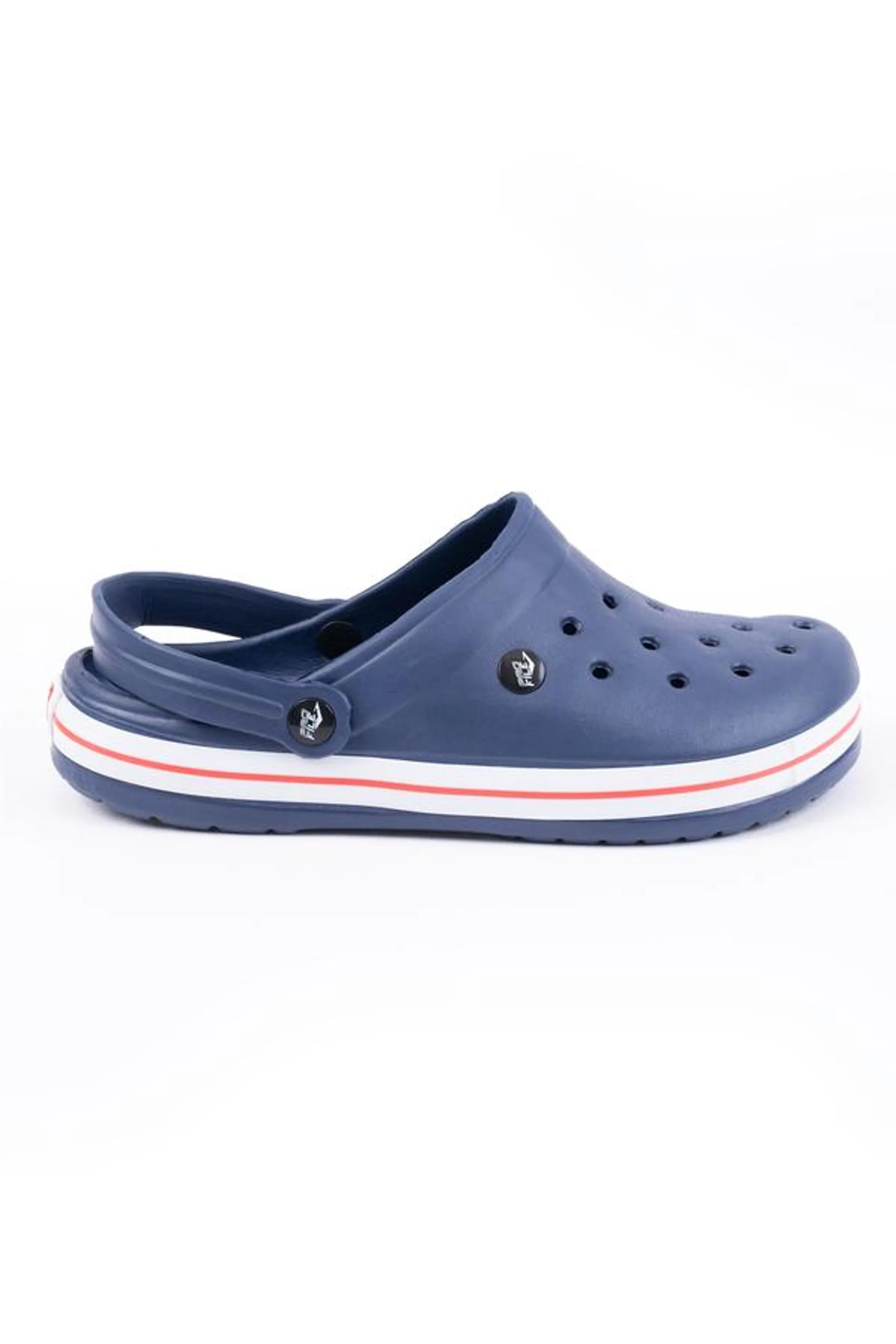 Men's slip-on clog with ankle strap