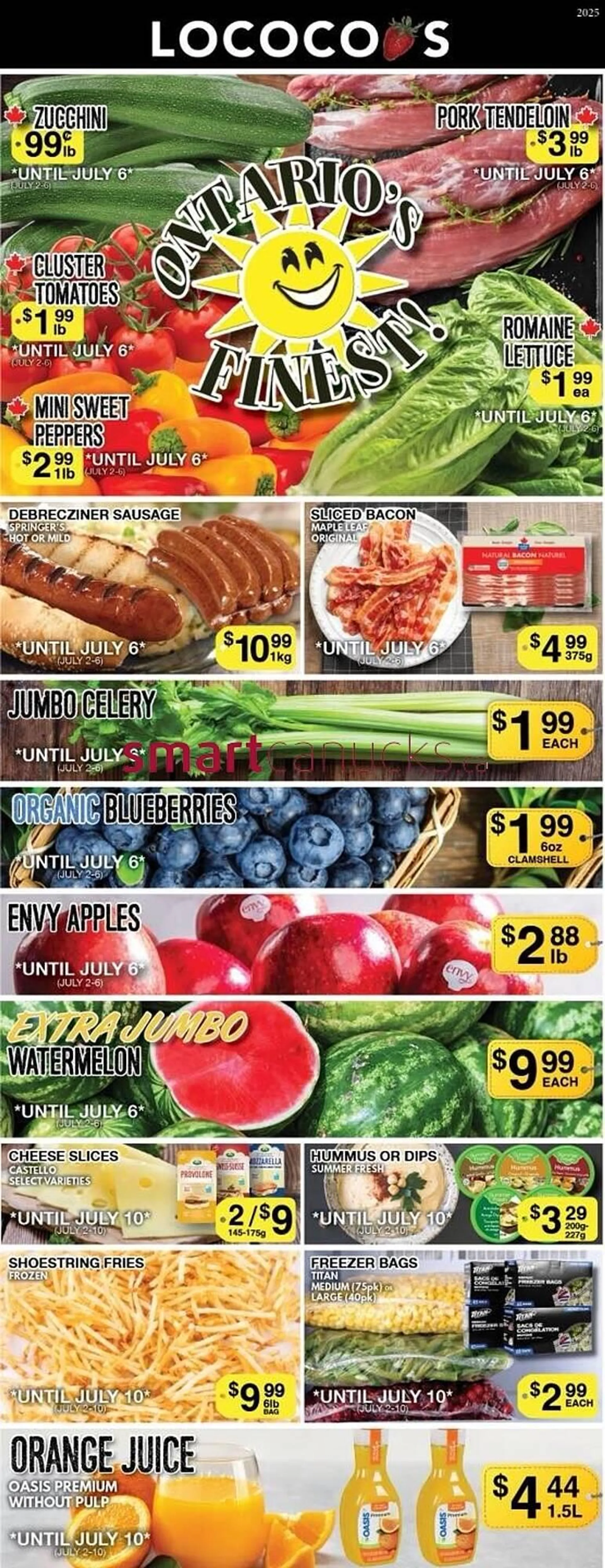 Lococo's flyer from July 1 to July 31 2025 - flyer page 1