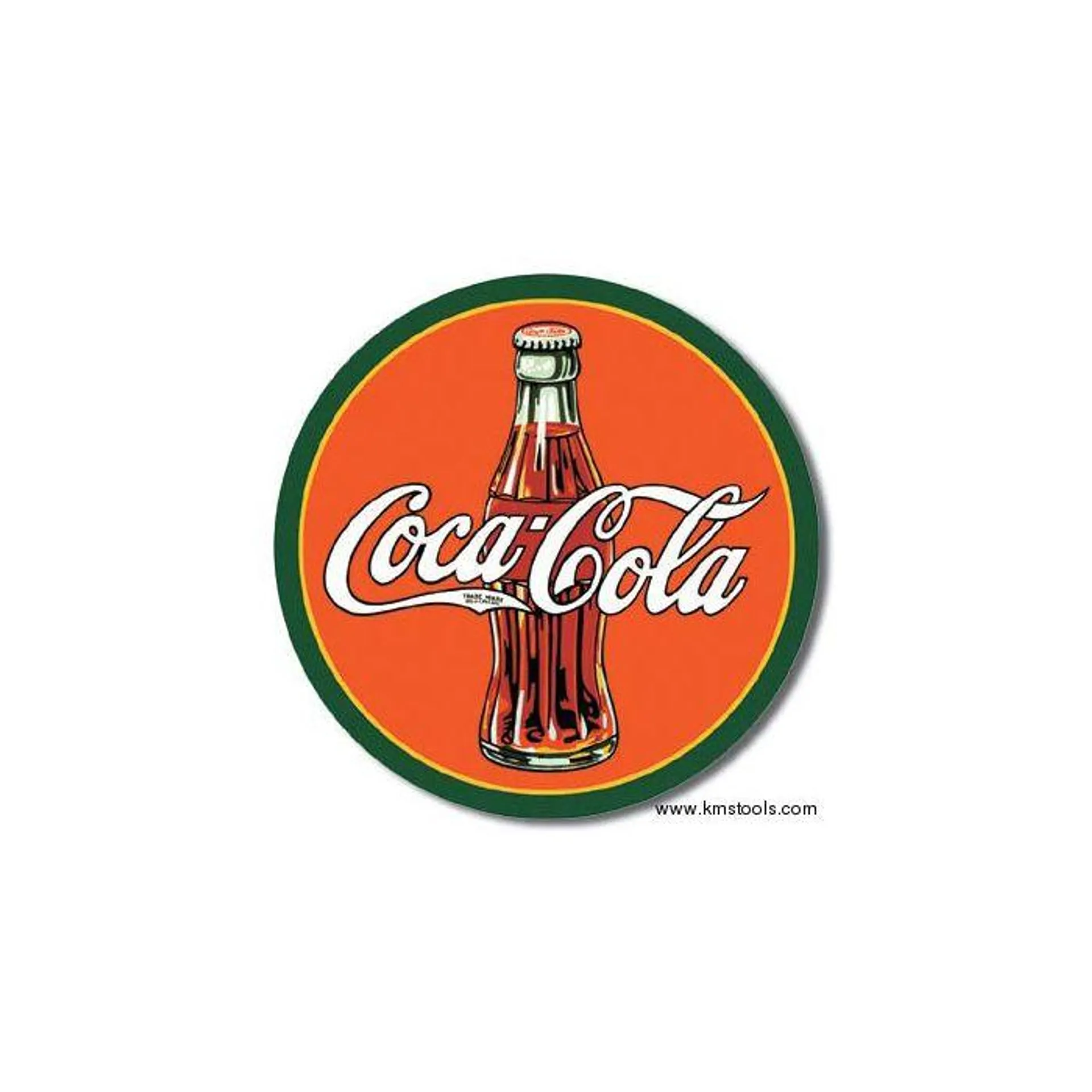 30s Coke Bottle Logo Tin Sign