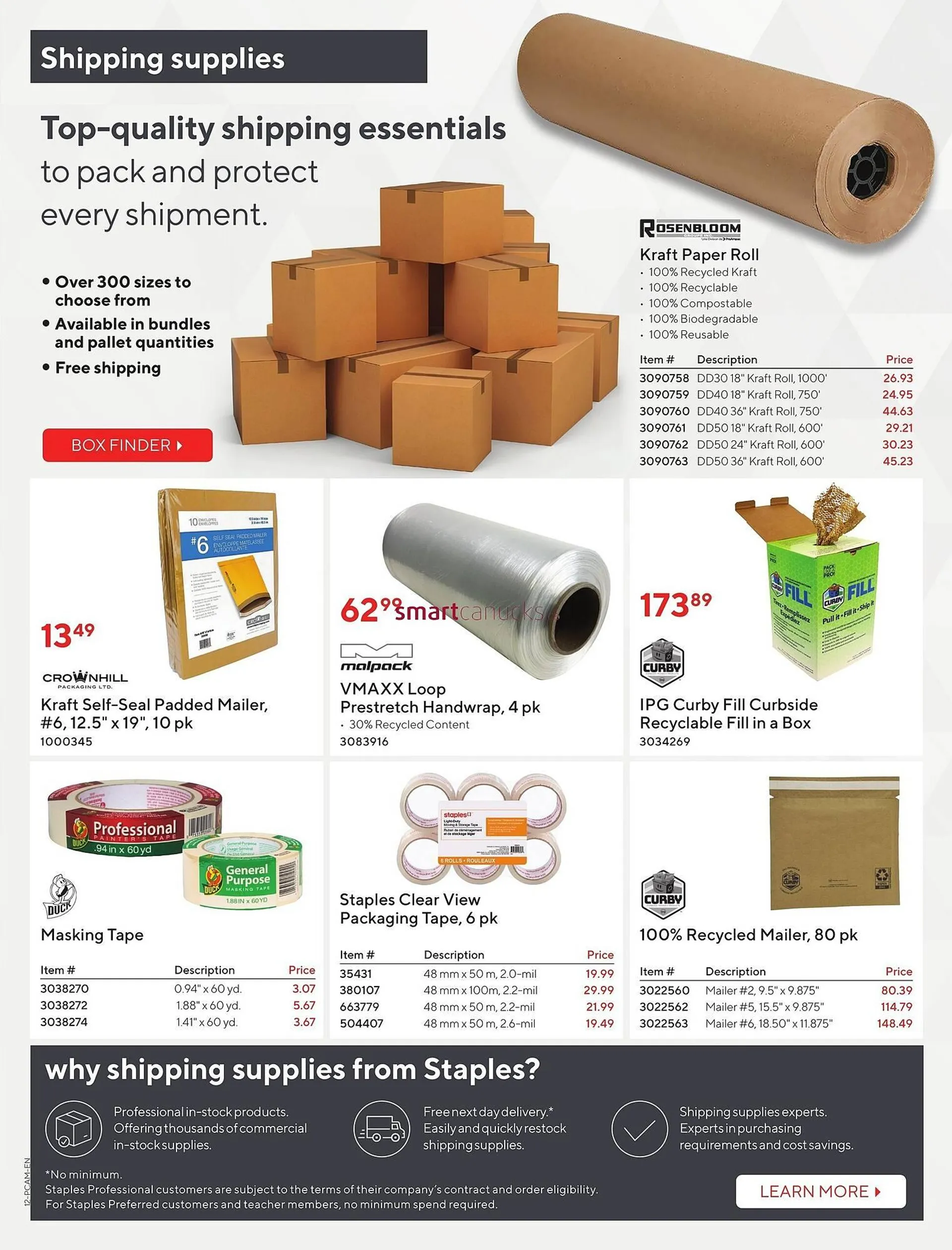 Staples flyer from January 2 to January 8 2025 - flyer page 13