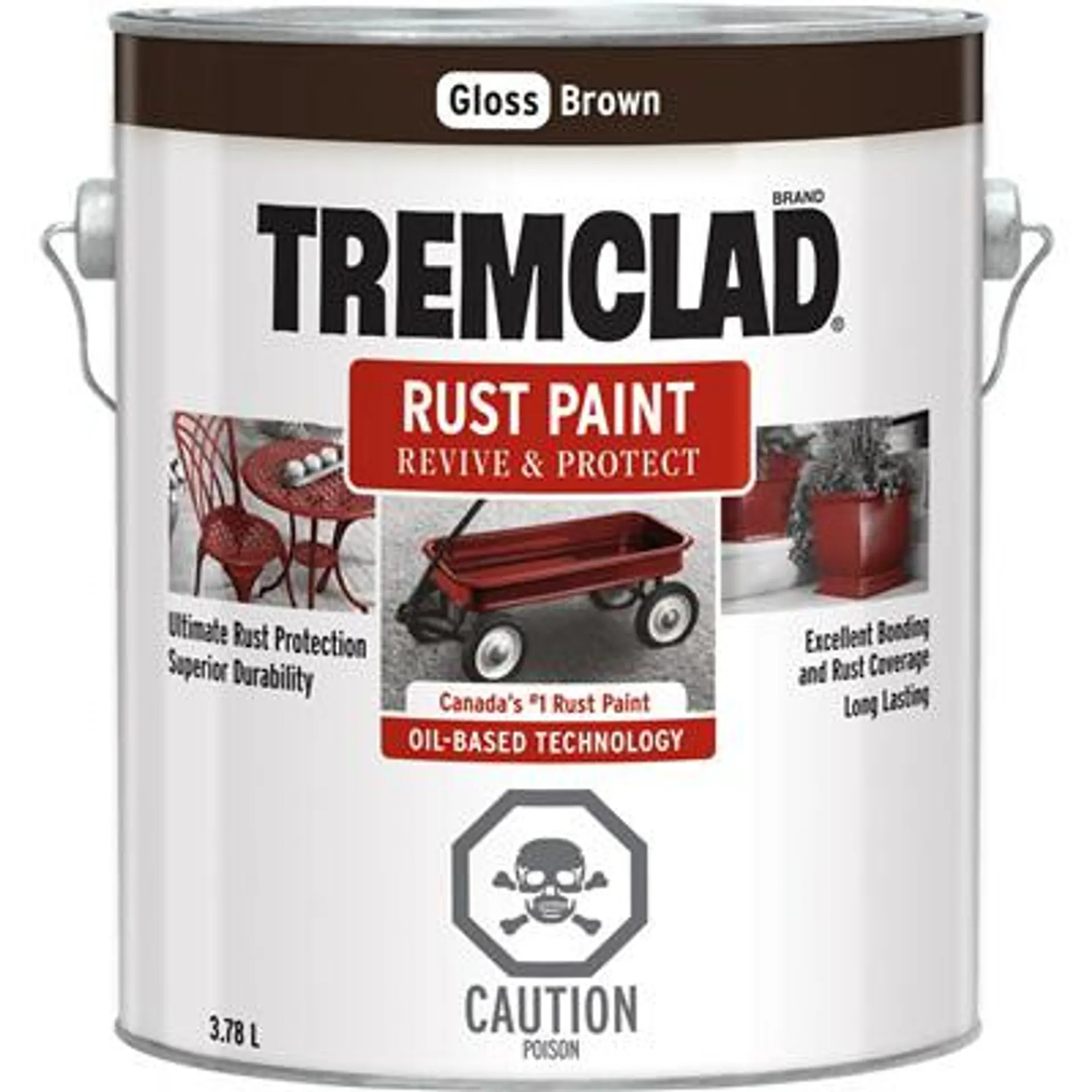 Tremclad Rust Paint Brown3.78L