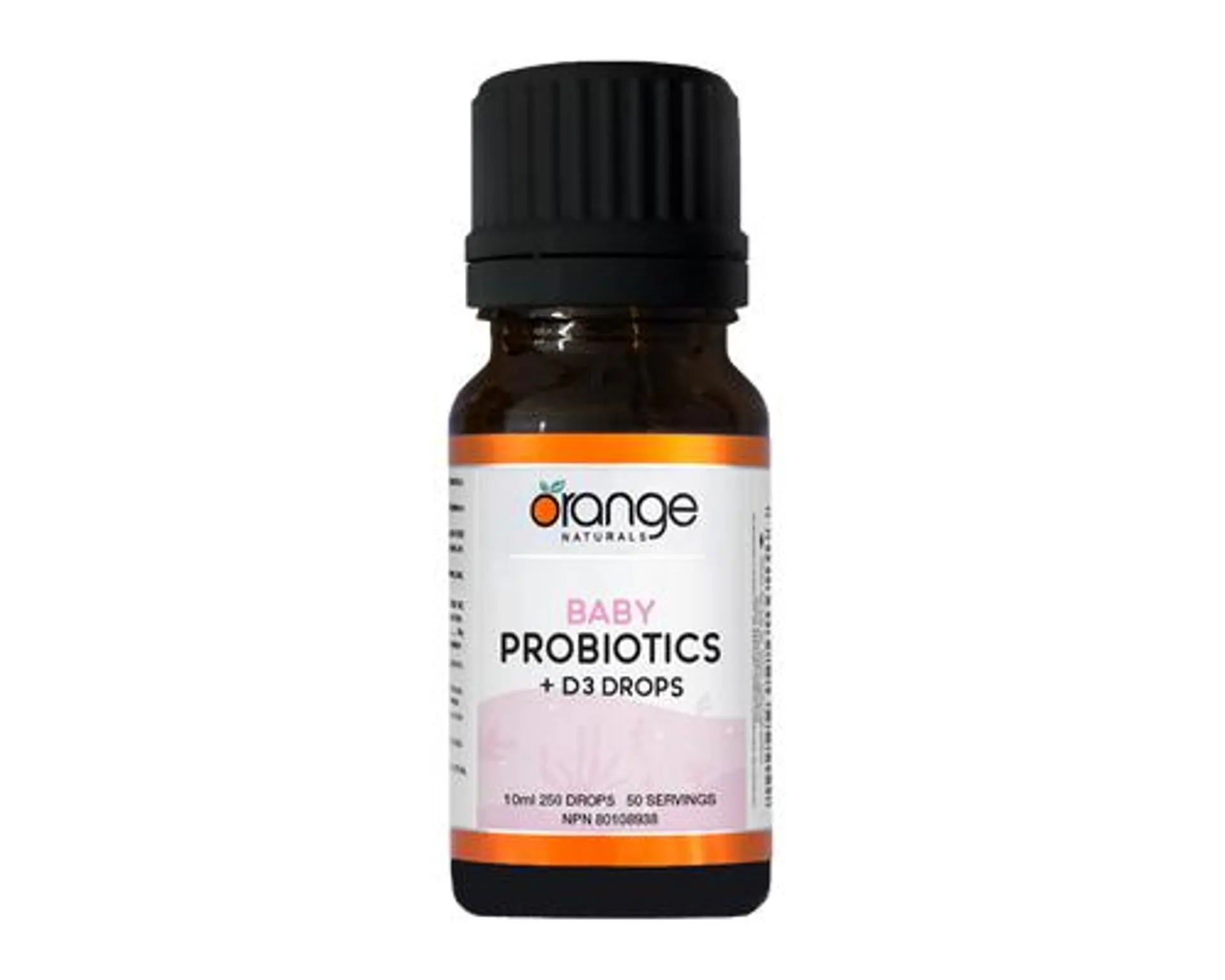 Orange Naturals Baby Probiotics + D3 Drops 10mL