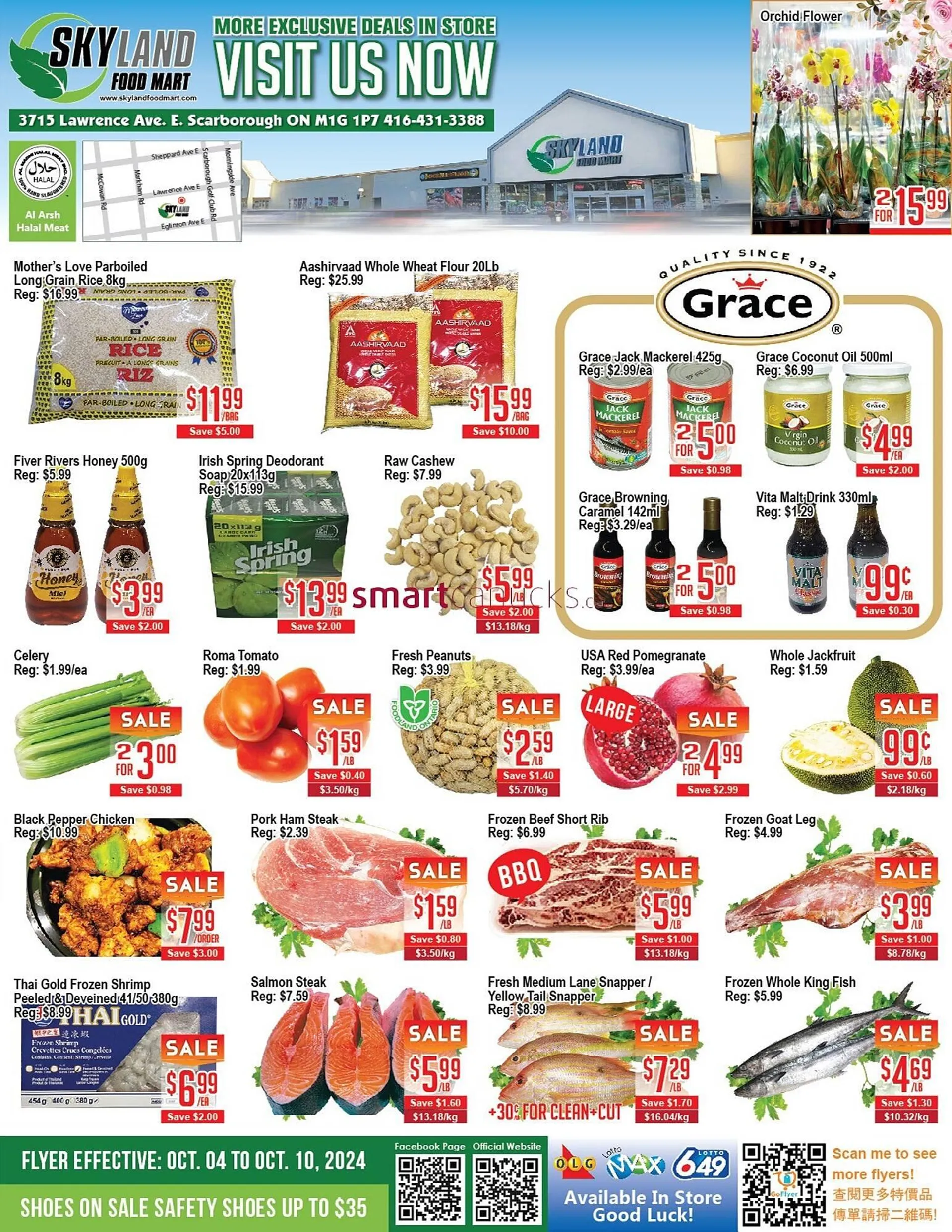 Skyland Foodmart flyer - 1