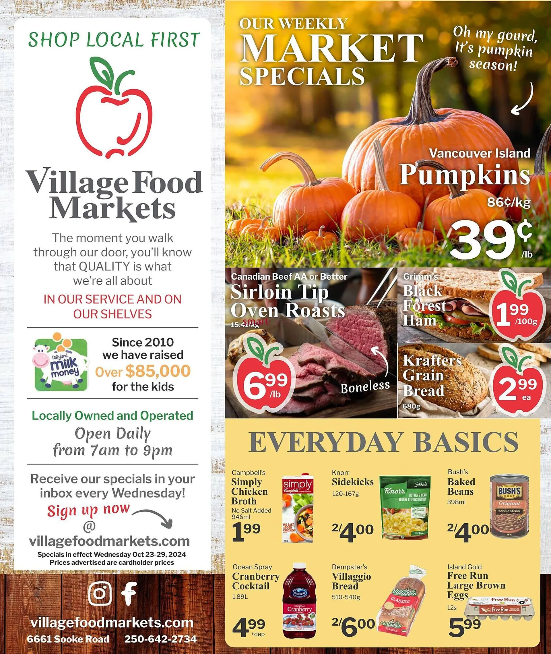 Village Food Markets flyer - 1