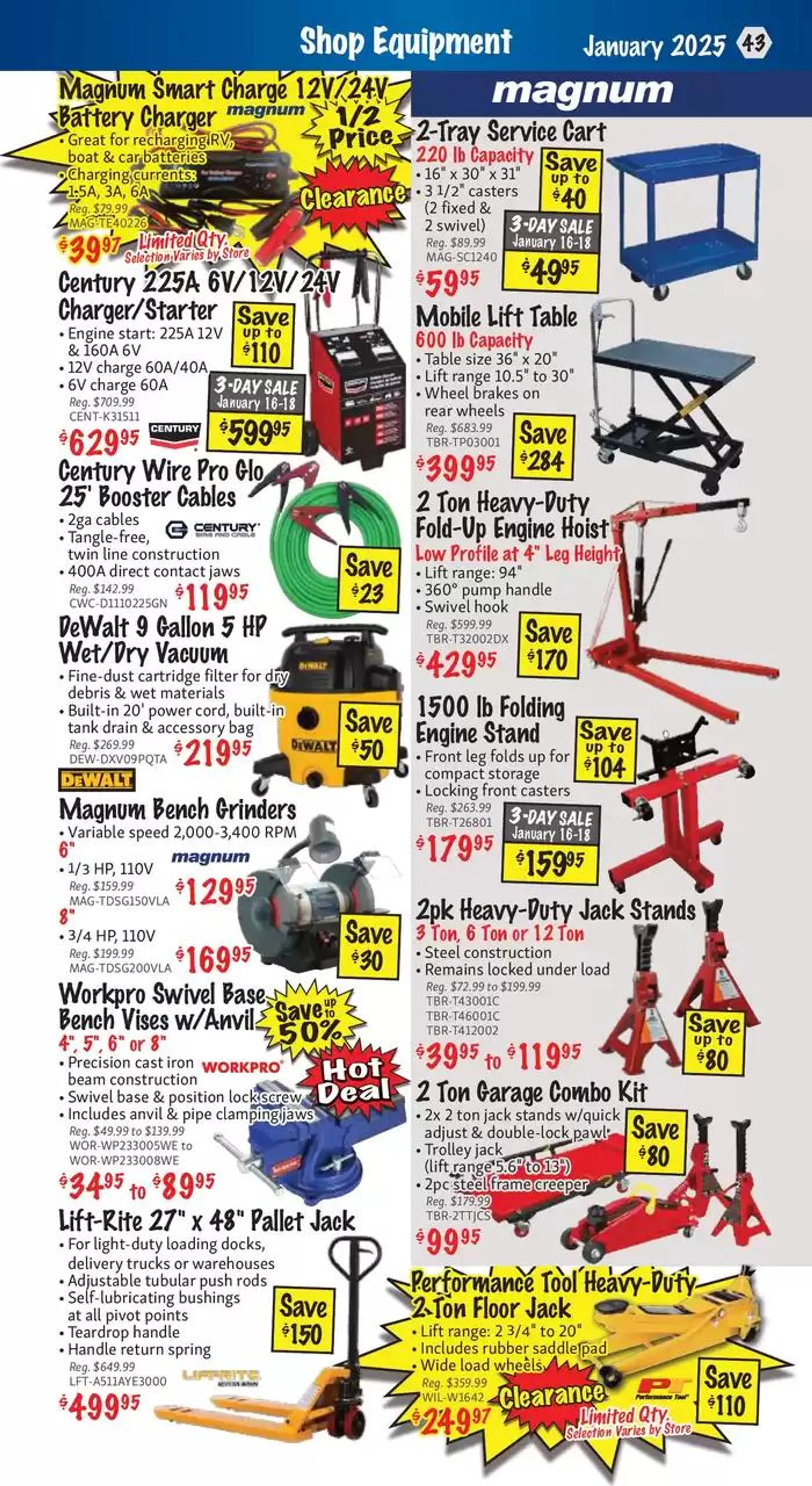 KMS Tools January 2025 Clearance Sale from January 1 to January 8 2025 - flyer page 43