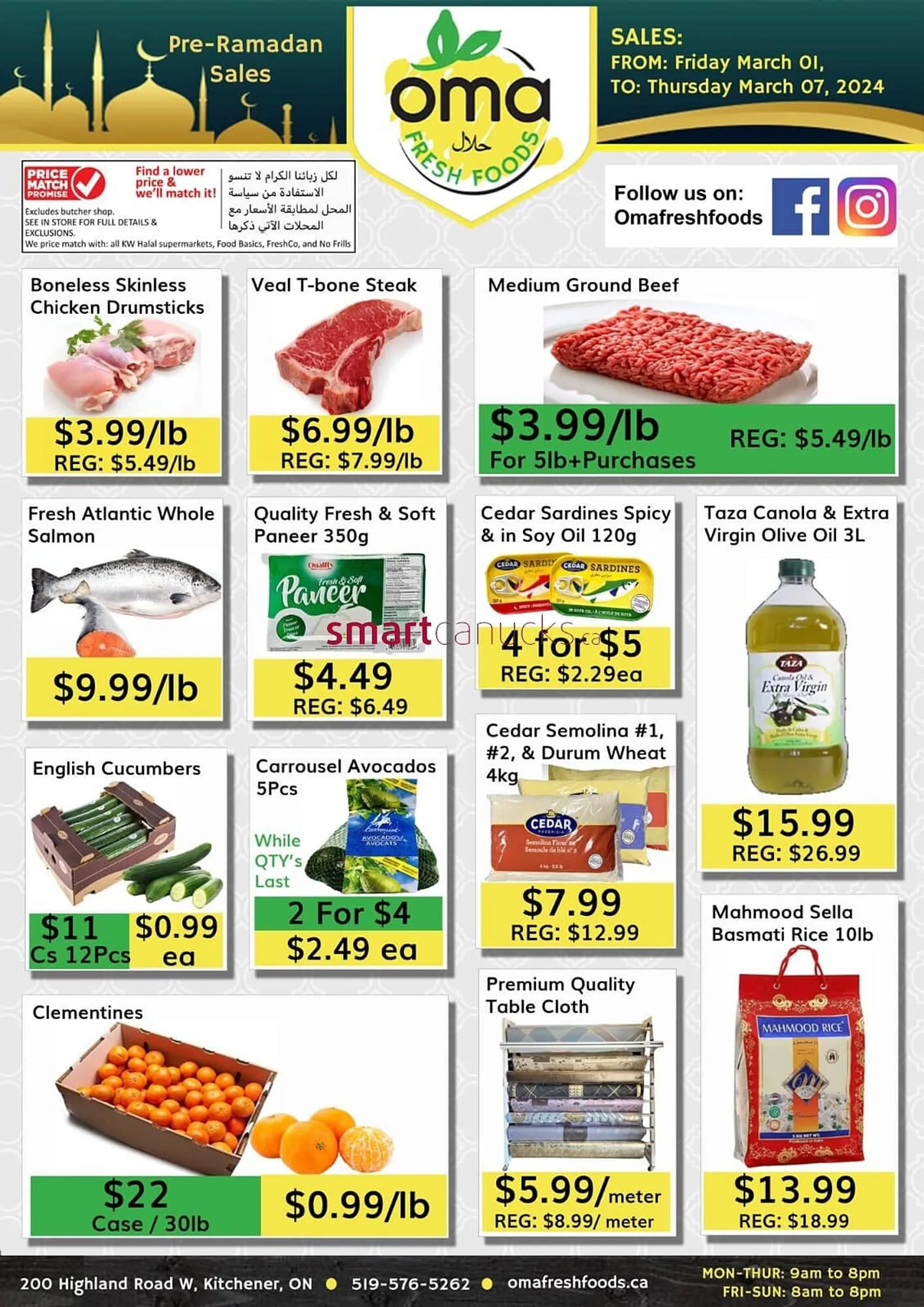 Oma Fresh Foods flyer from March 1 to March 7 2024 - flyer page 