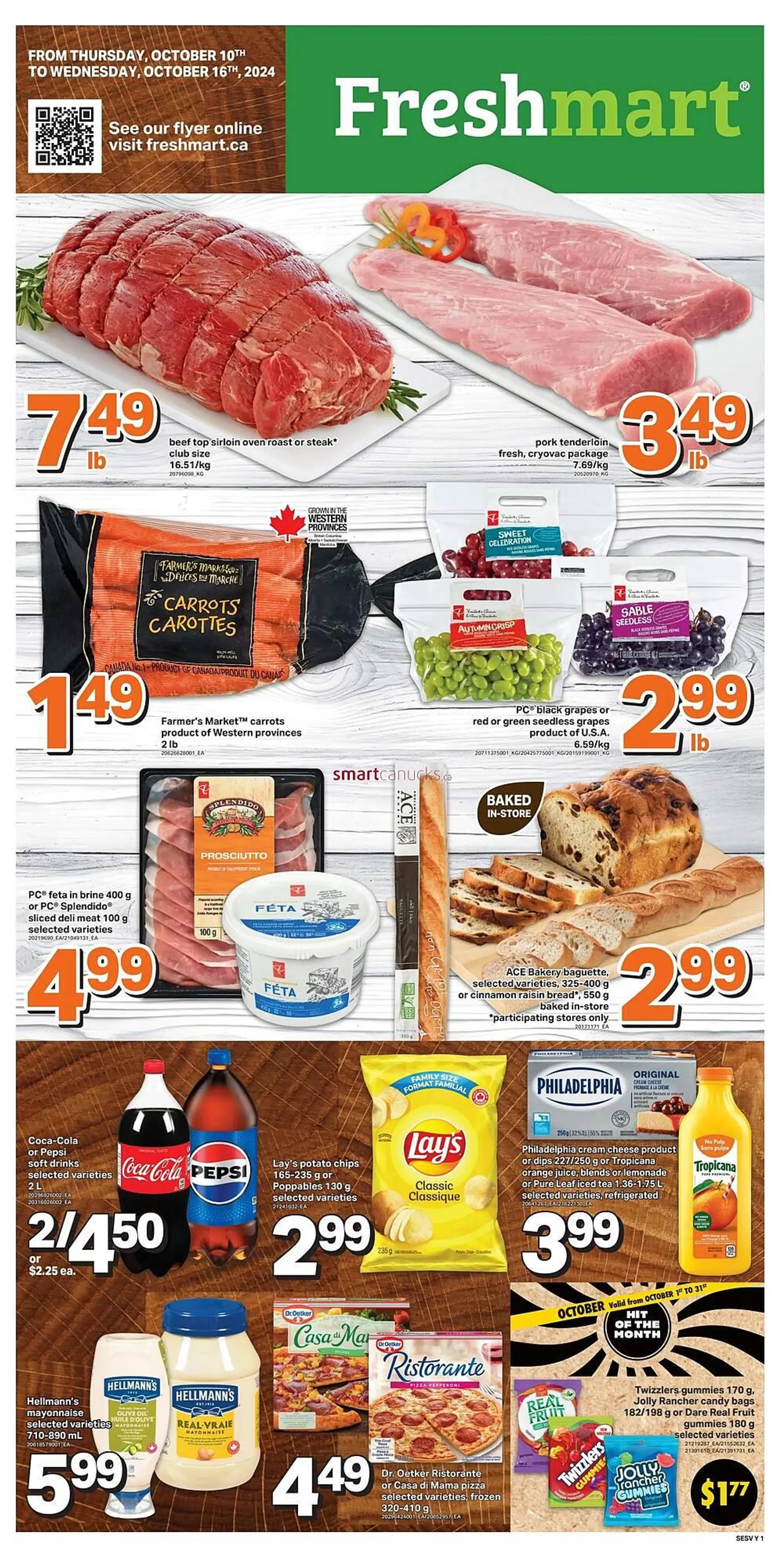 Freshmart flyer from October 10 to October 16 2024 - flyer page 3