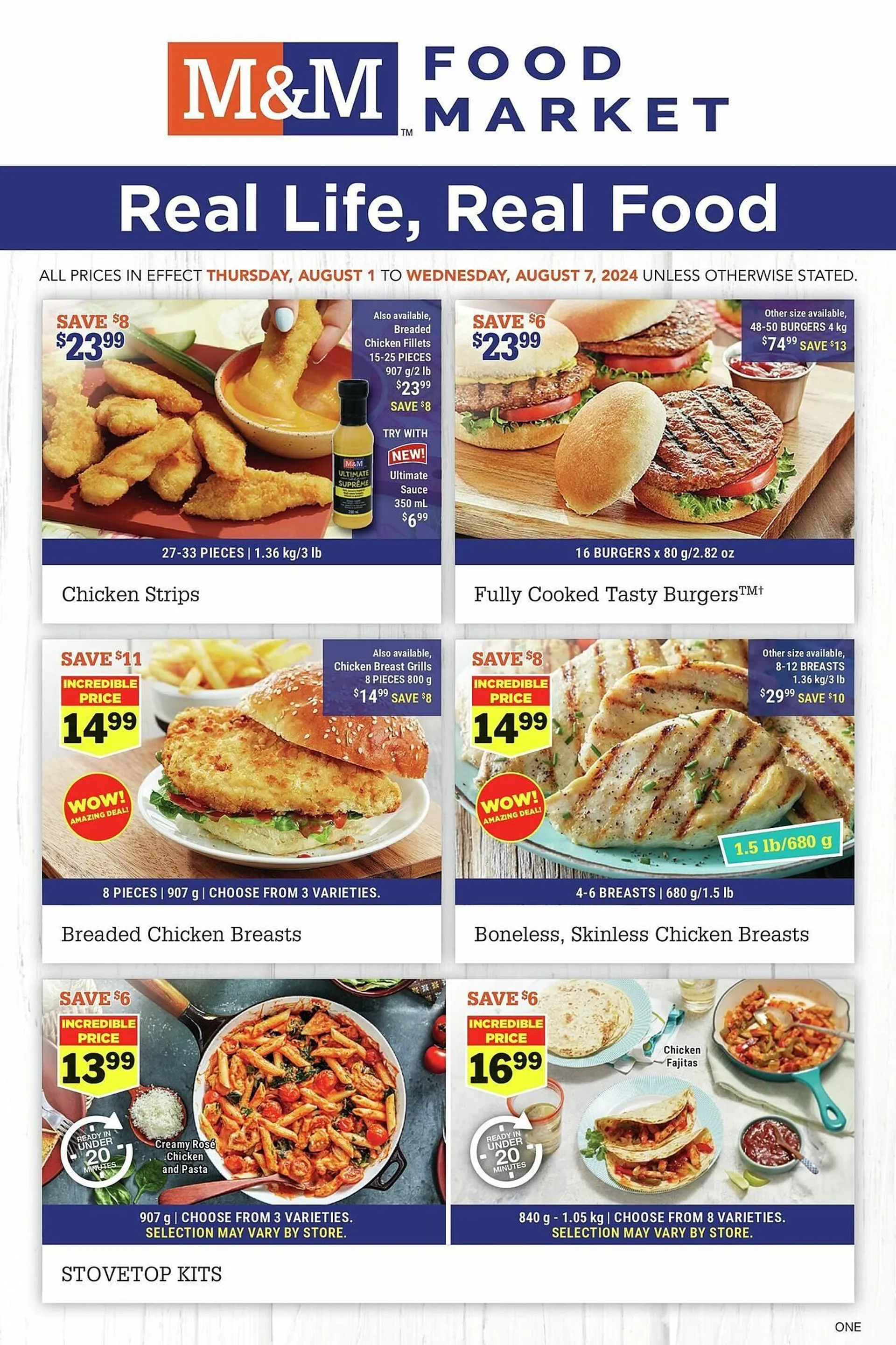 M & M Food Market flyer - 1