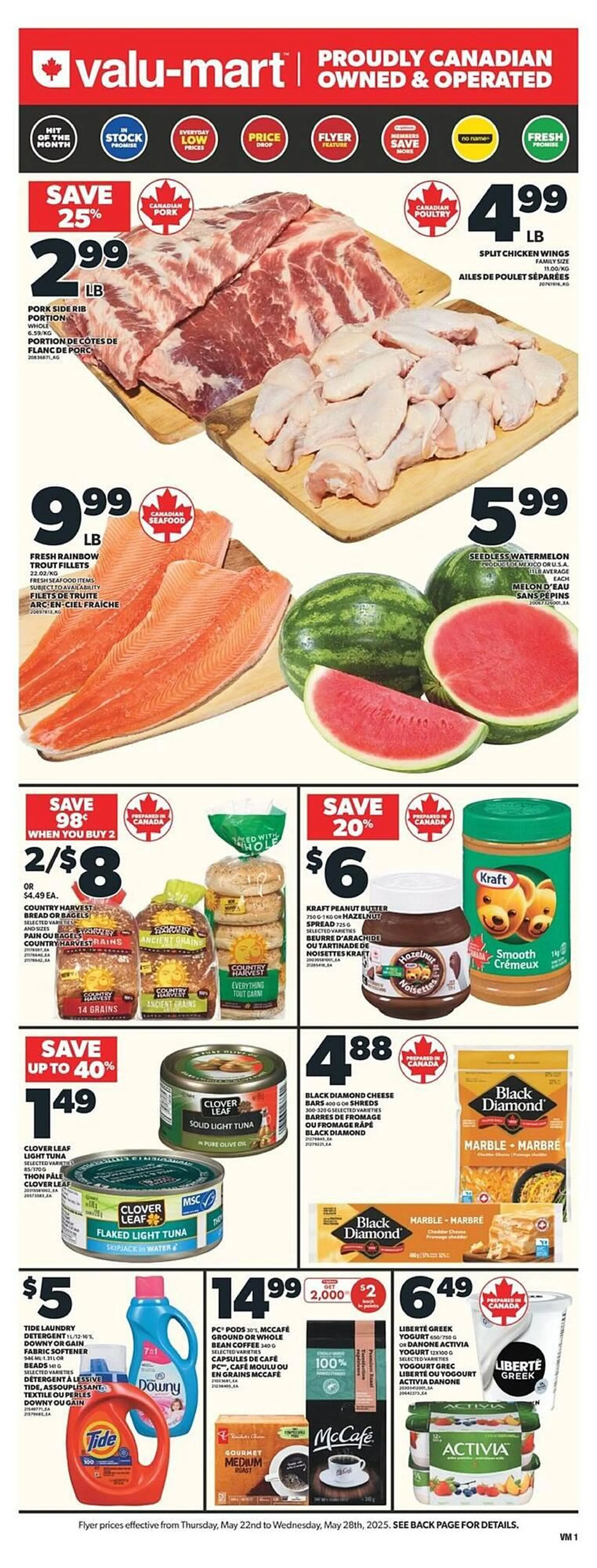 Valu-mart flyer from May 22 to May 29 2025 - flyer page 1