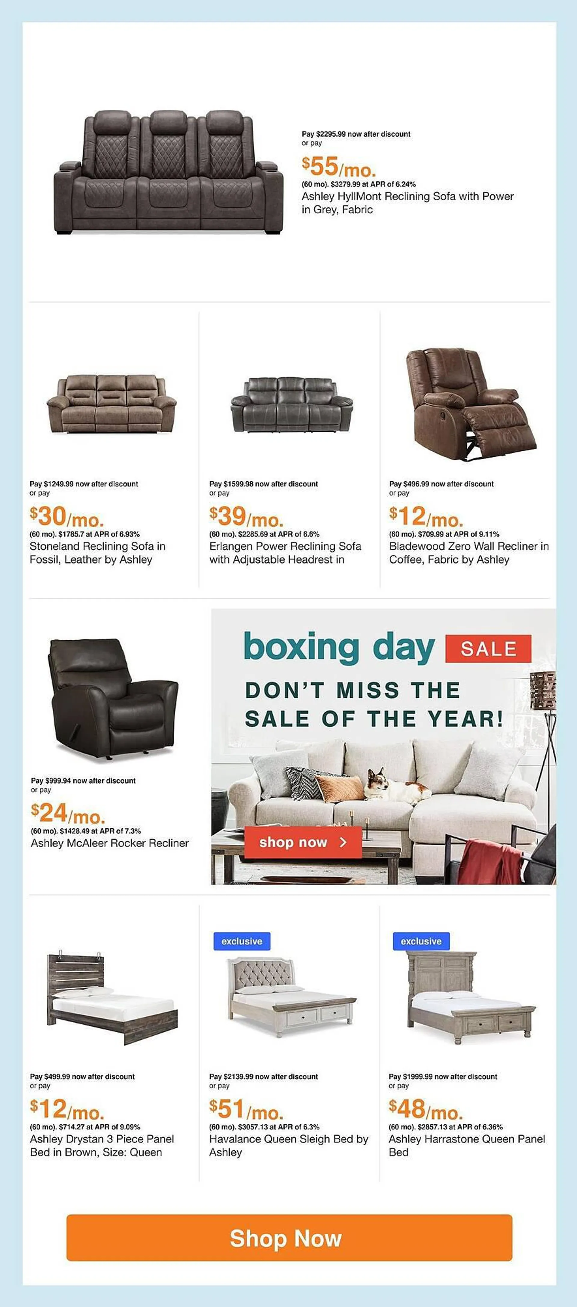 Ashley Furniture flyer from December 22 to December 24 2023 - flyer page 2