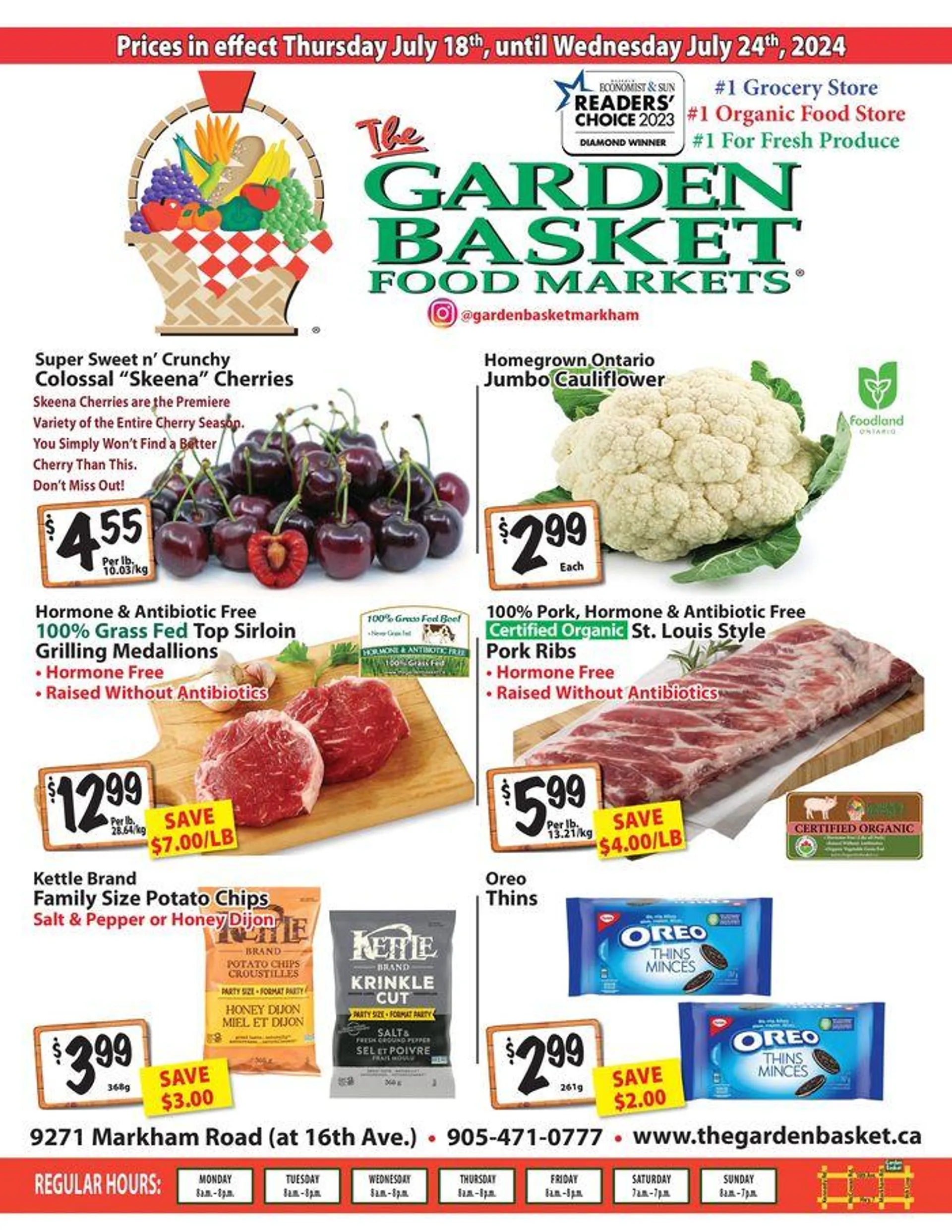 The Garden Basket from July 18 to August 1 2024 - flyer page 1