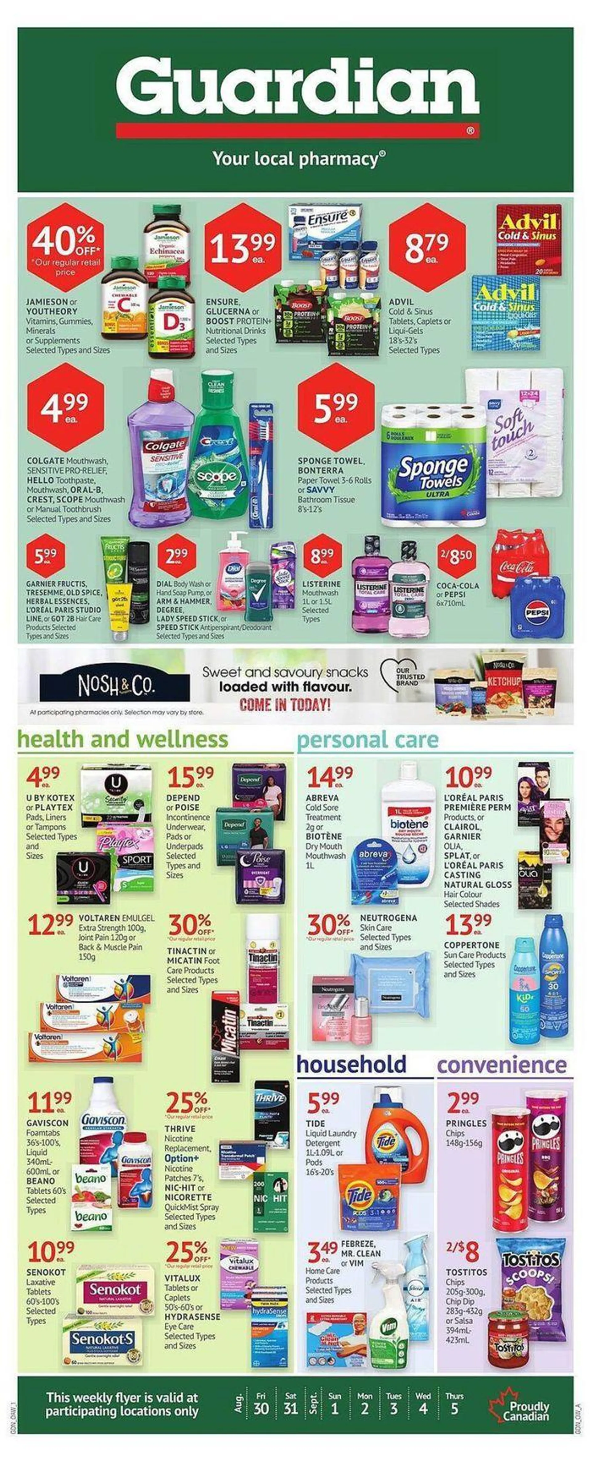 Guardian Pharmacy weekly flyer - 1