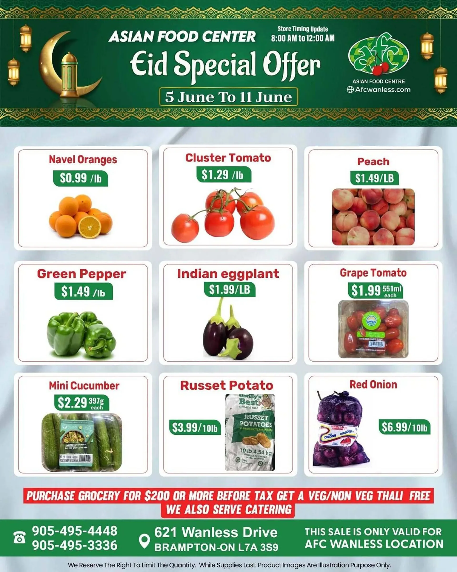 Asian Food Centre flyer from June 5 to June 11 2025 - flyer page 1