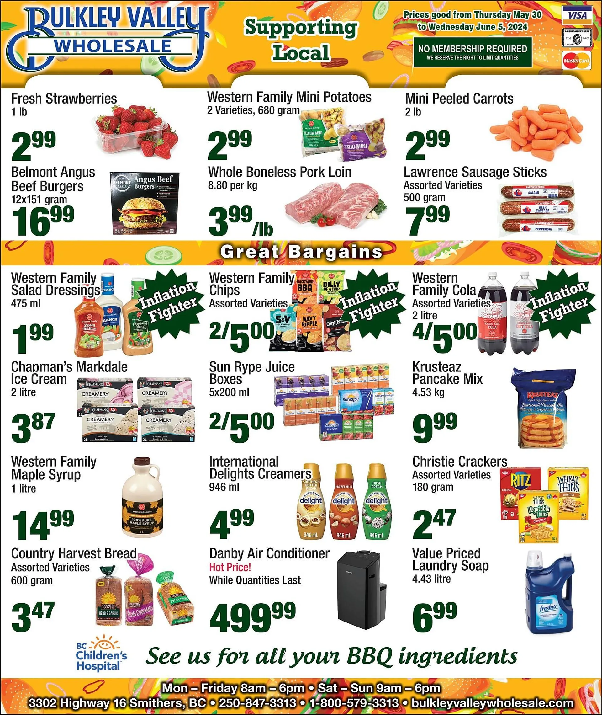 Bulkley Valley Wholesale flyer - 1