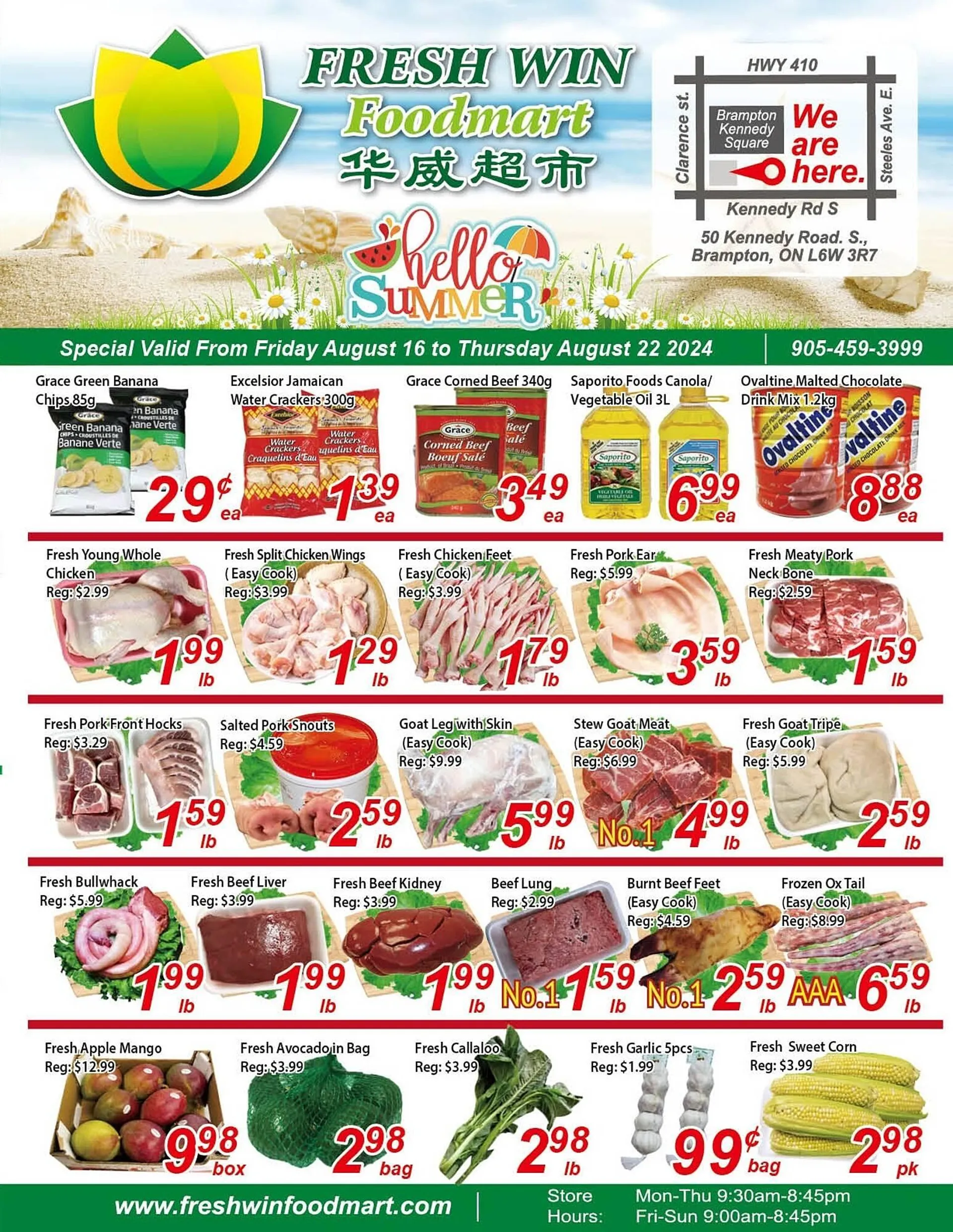 Fresh Win Foodmart flyer - 1