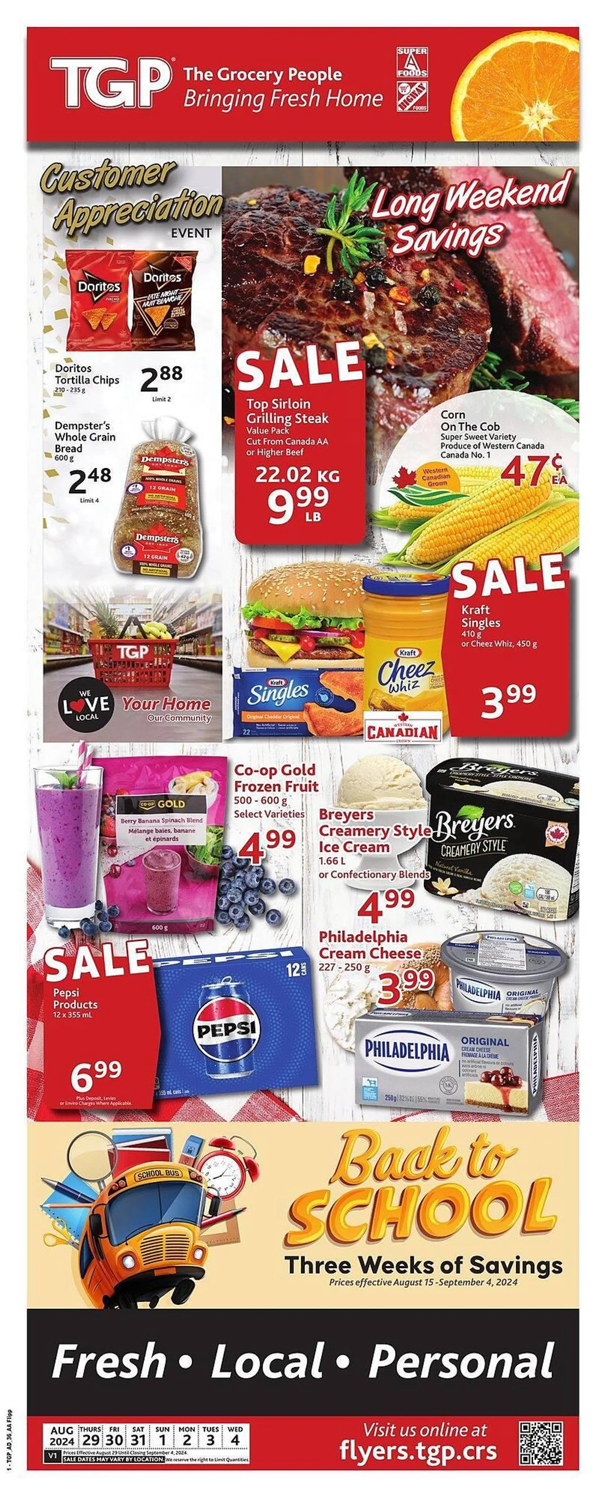 TGP The Grocery People flyer - 1