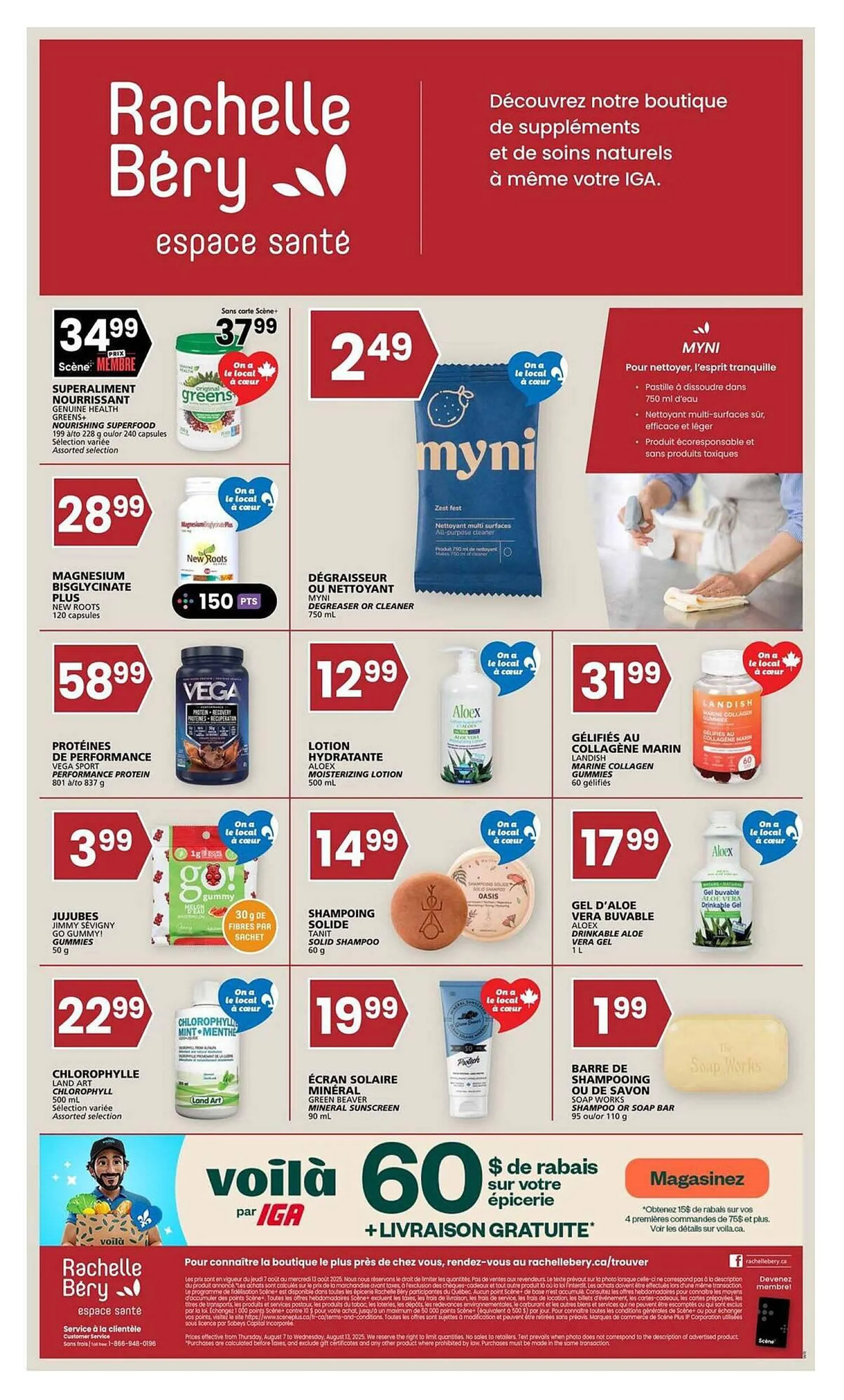 Rachelle-Bery Pharmacy flyer from August 8 to August 29 2025 - flyer page 1