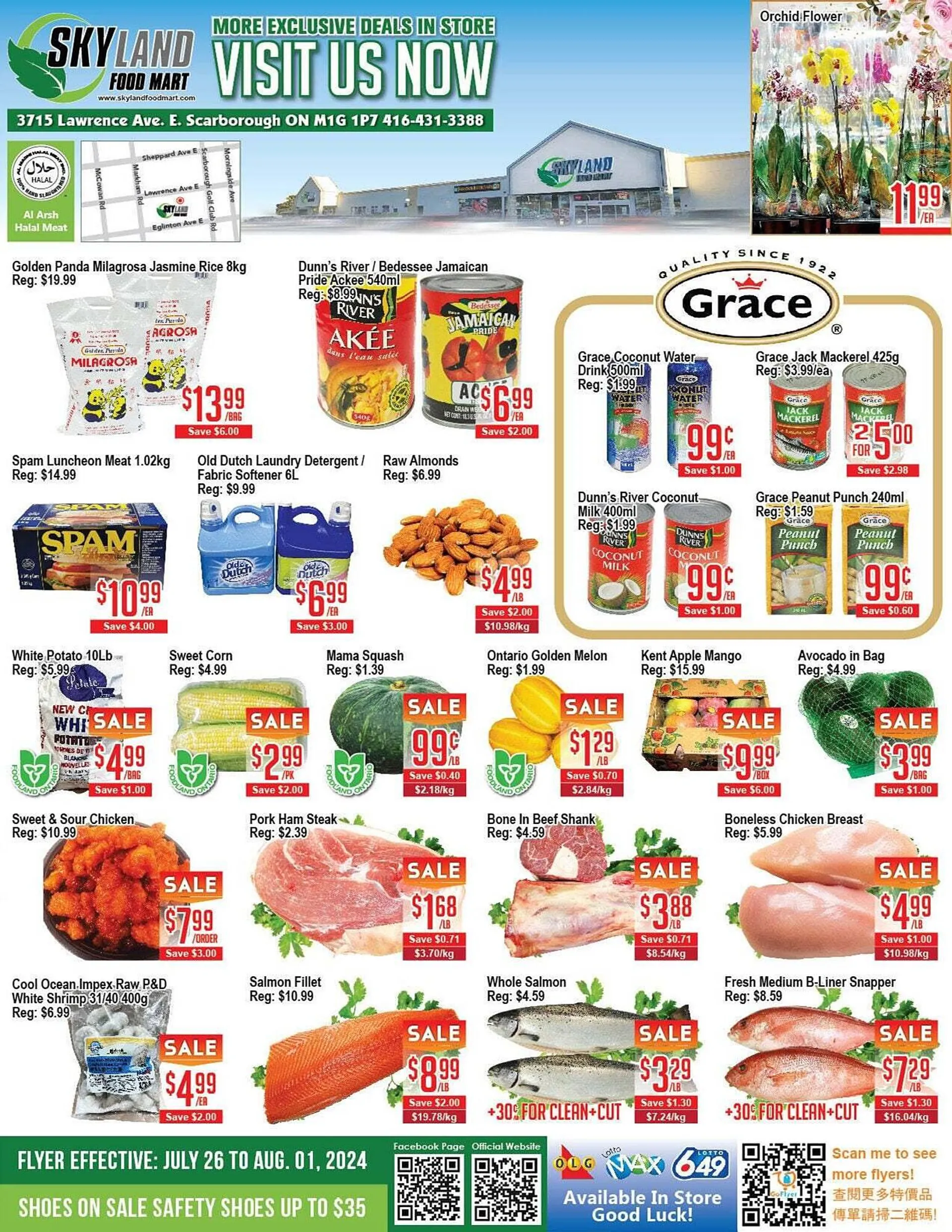 Skyland Foodmart flyer - 1