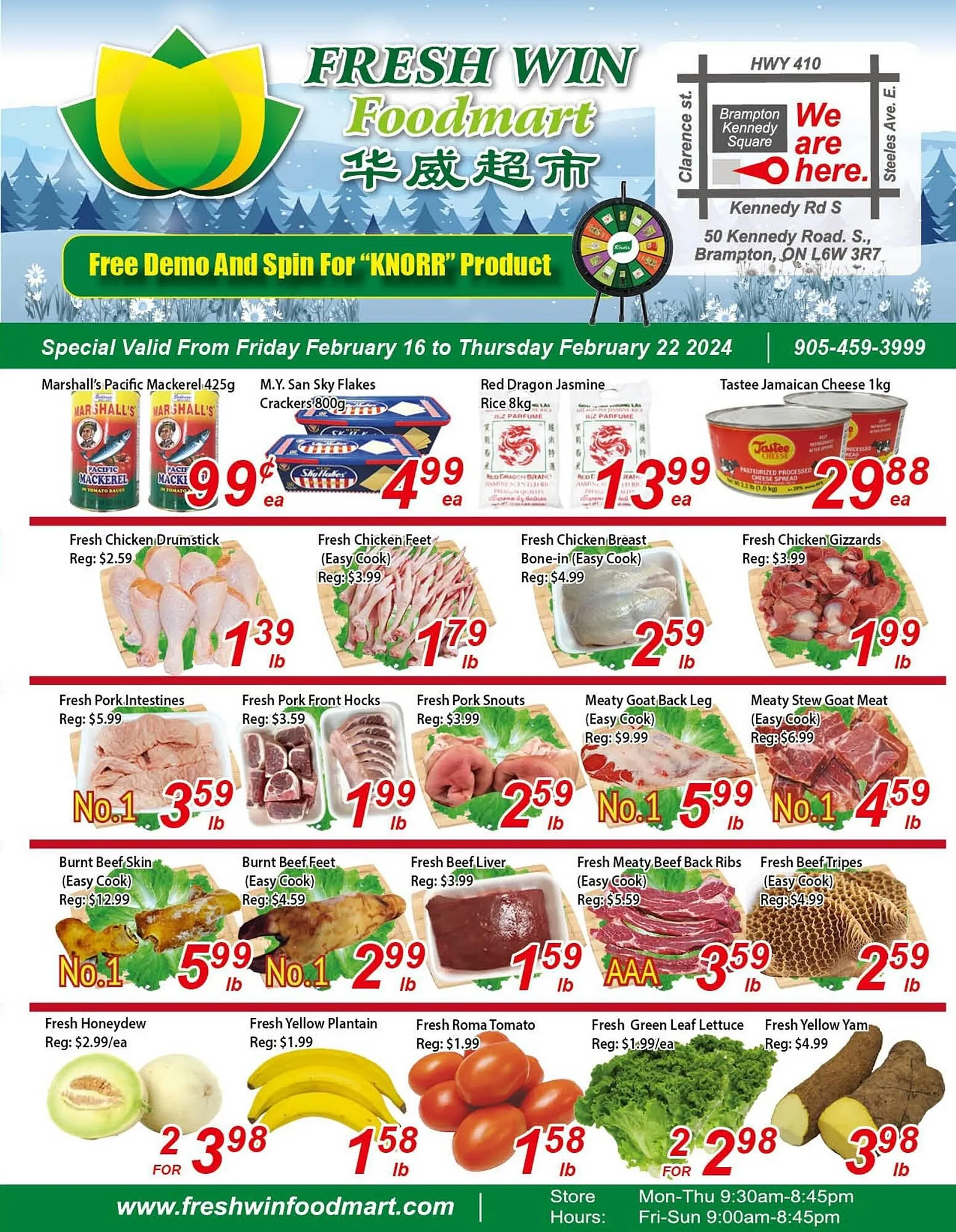 Fresh Win Foodmart flyer from February 16 to February 22 2024 - flyer page 