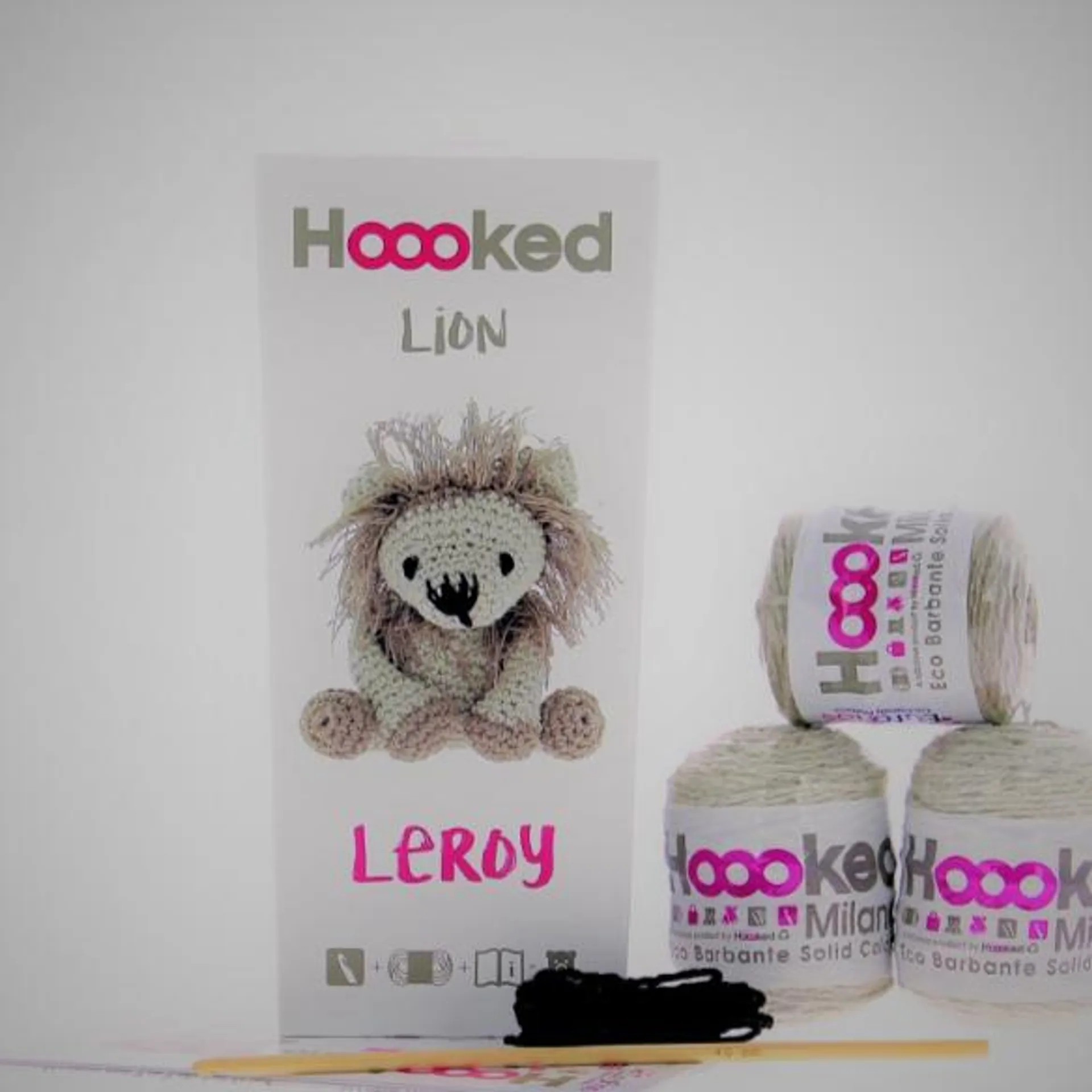 Leroy Lion - Crochet Kit - Hoooked Eco Barbante