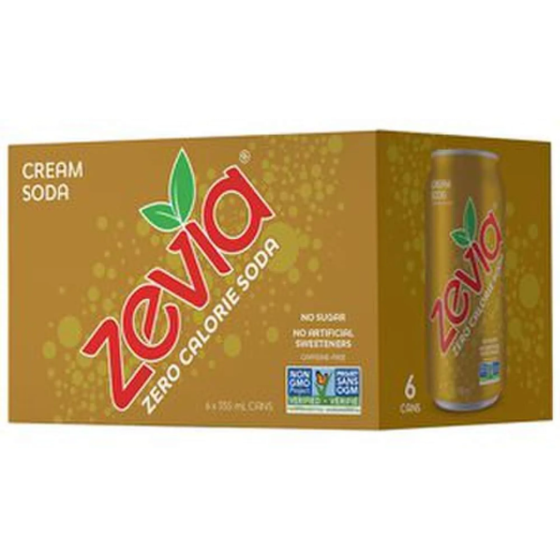 Zevia Soda Cream Soda 6x355 ml