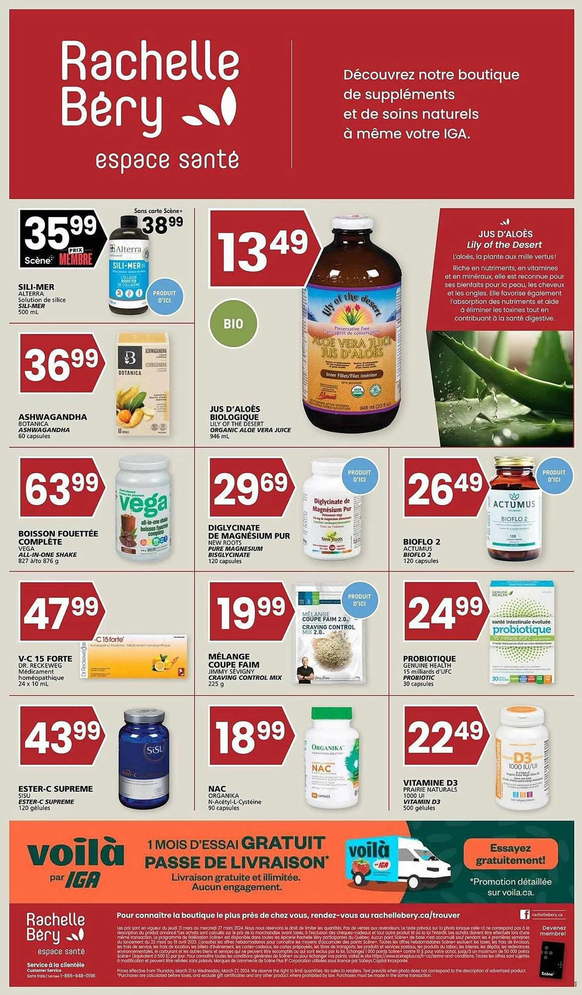 Rachelle-Bery Pharmacy flyer from March 21 to March 29 2024 - flyer page 