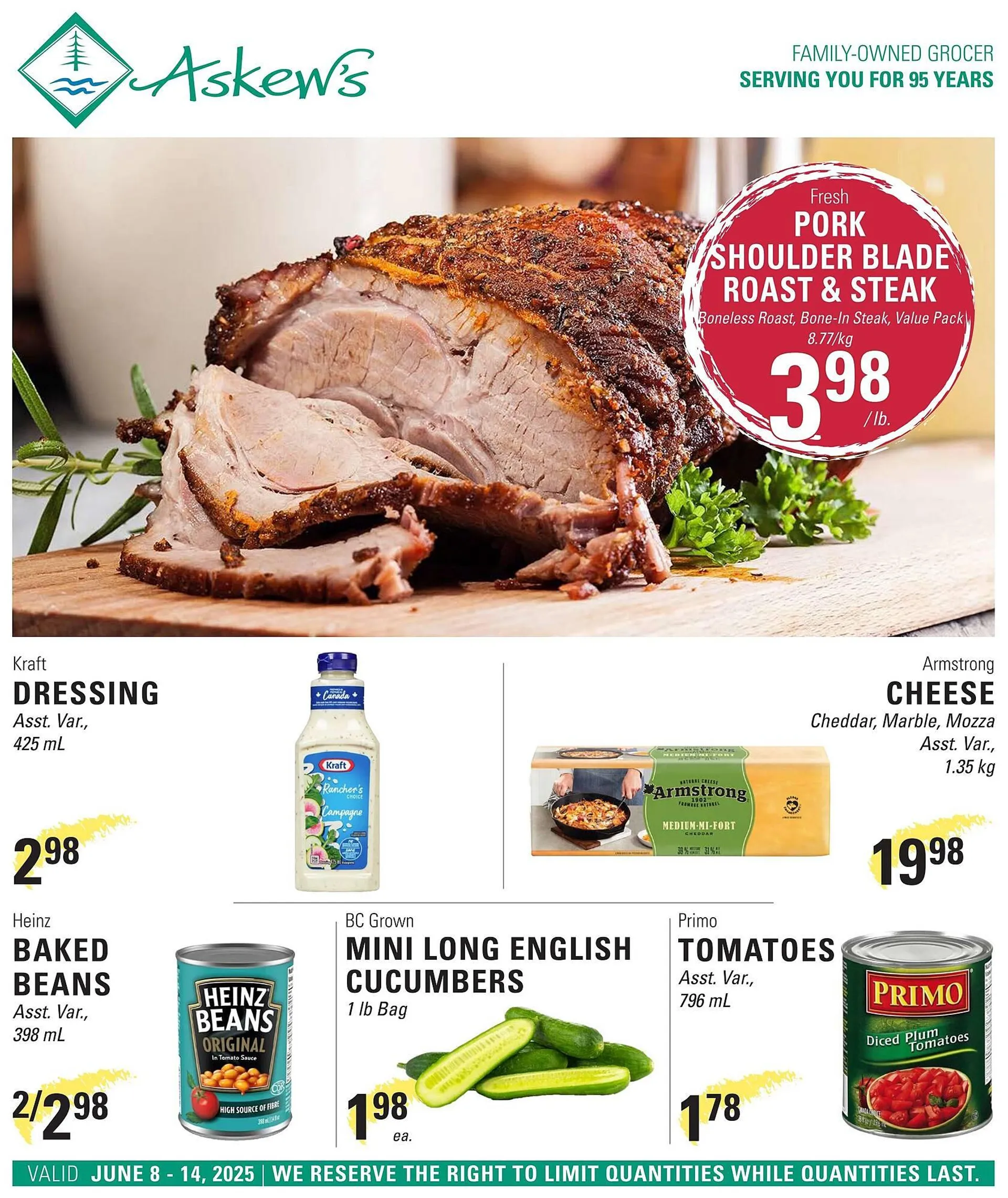 Askews Foods flyer from June 8 to June 21 2025 - flyer page 1