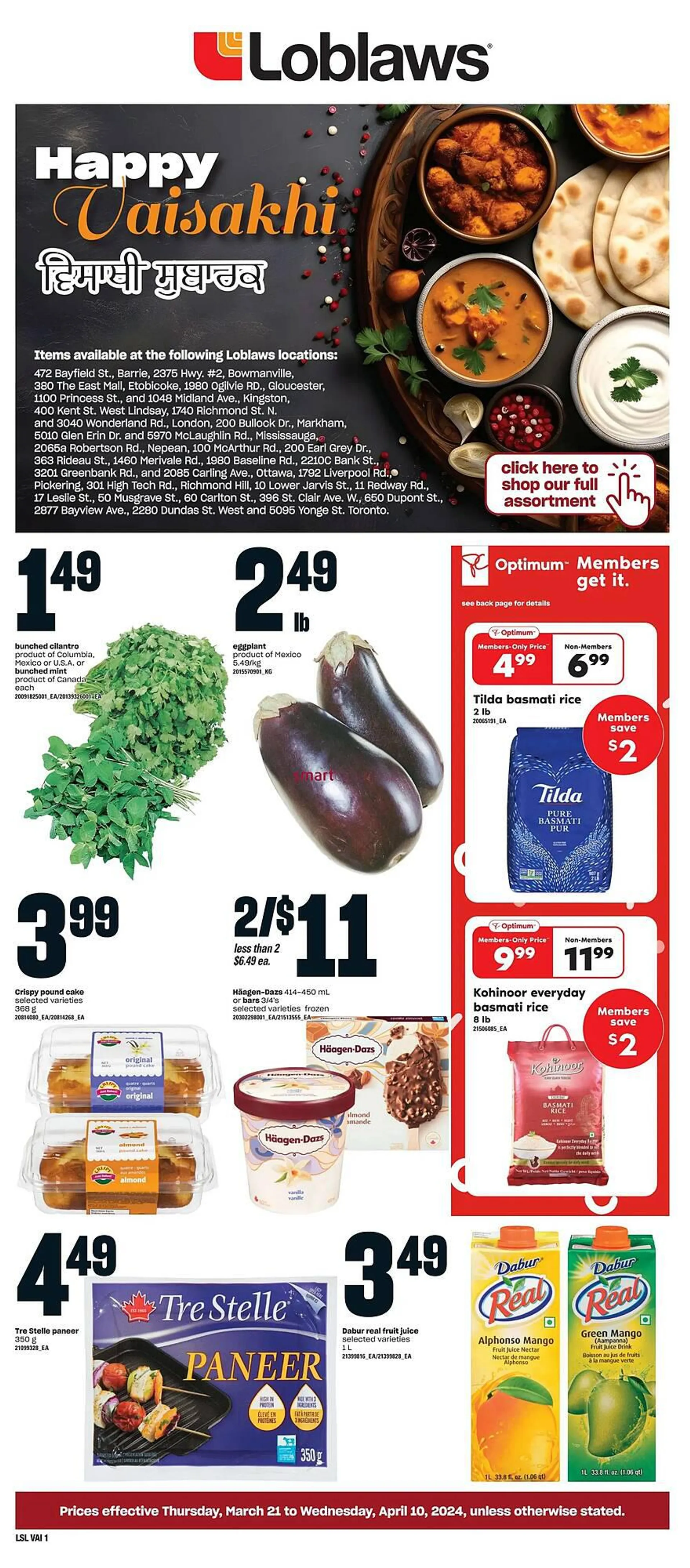 Loblaws flyer from March 21 to March 27 2024 - flyer page 