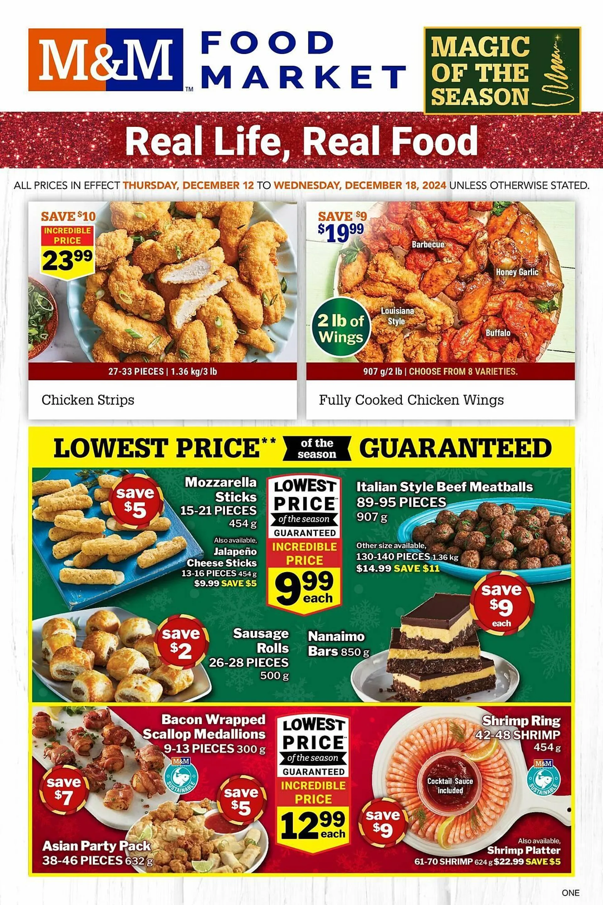 M & M Food Market flyer - 1