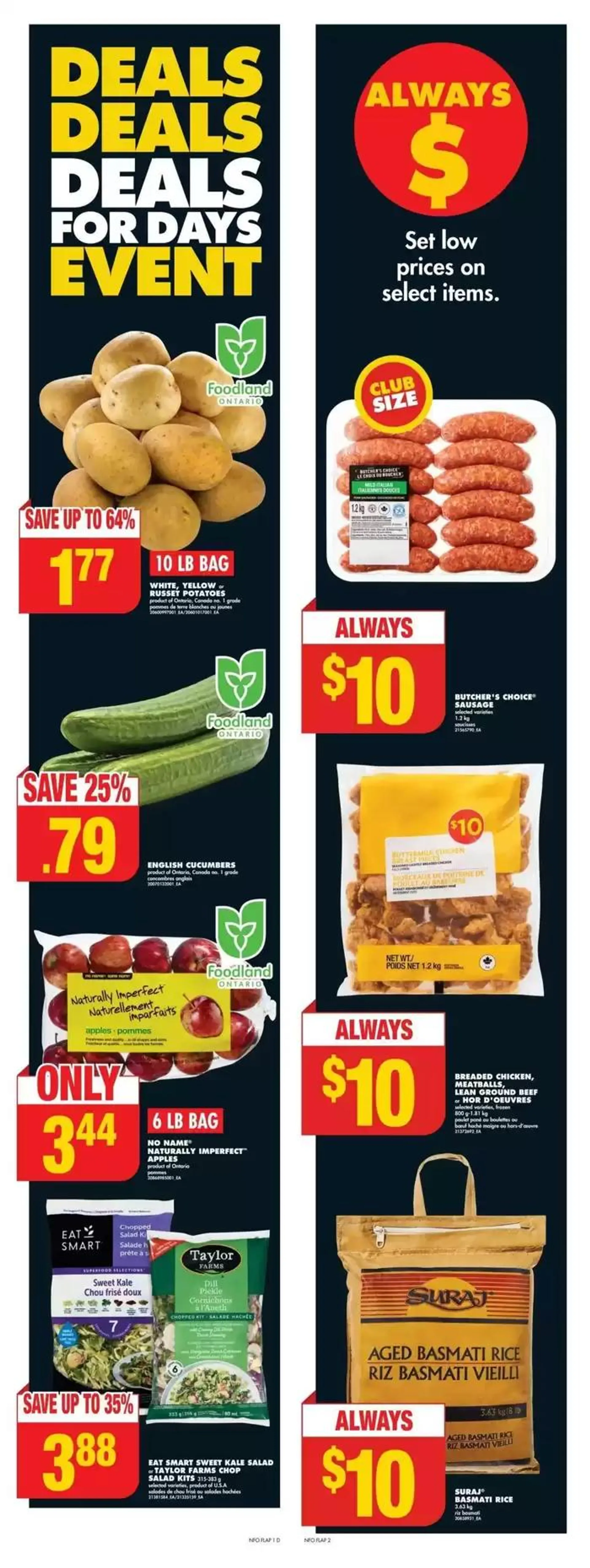 No Frills Weekly ad from October 24 to October 30 2024 - flyer page 1