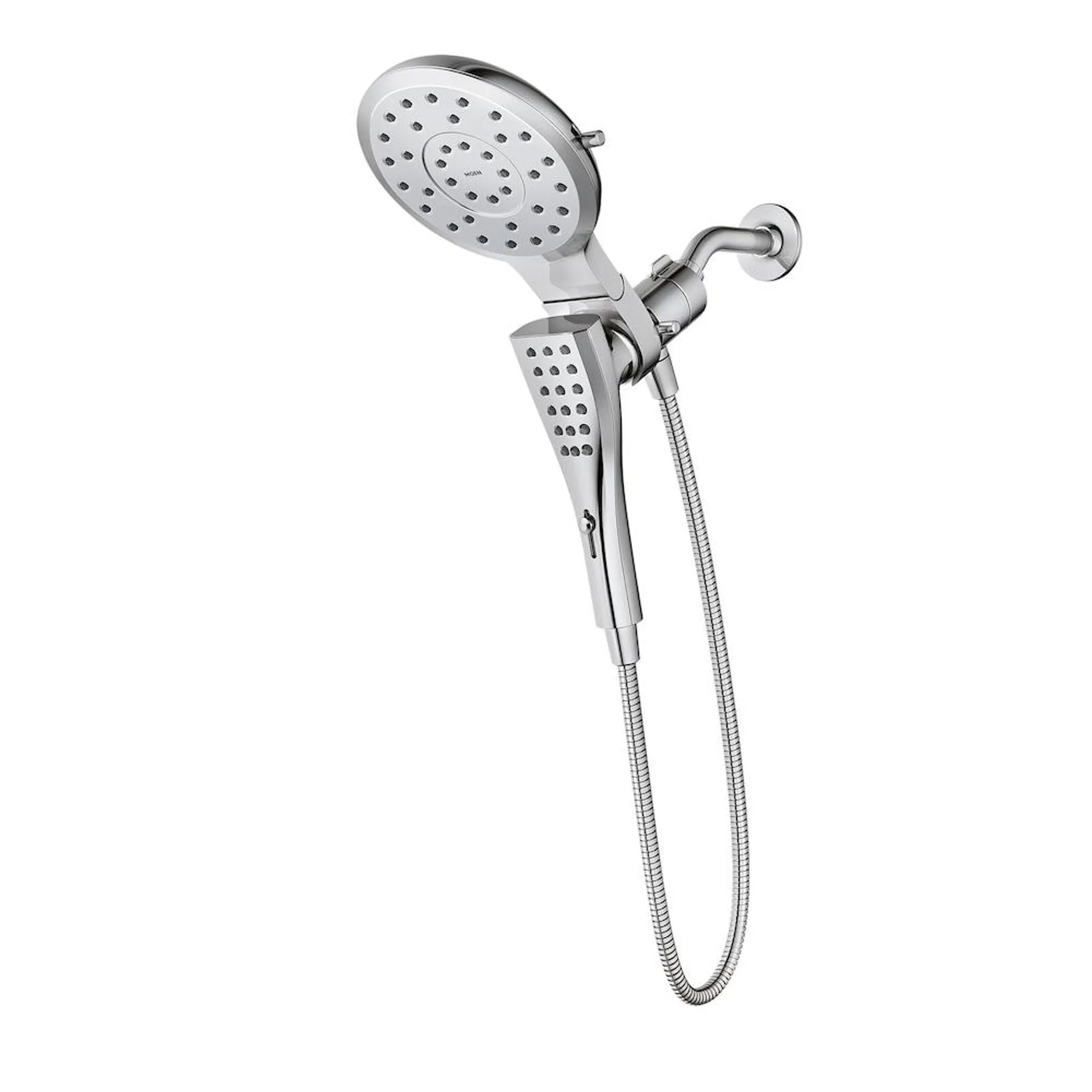 Verso 8-Setting 7-Inch Diameter Rain Shower and Handheld Shower Head with Magnetic Dock in Chrome