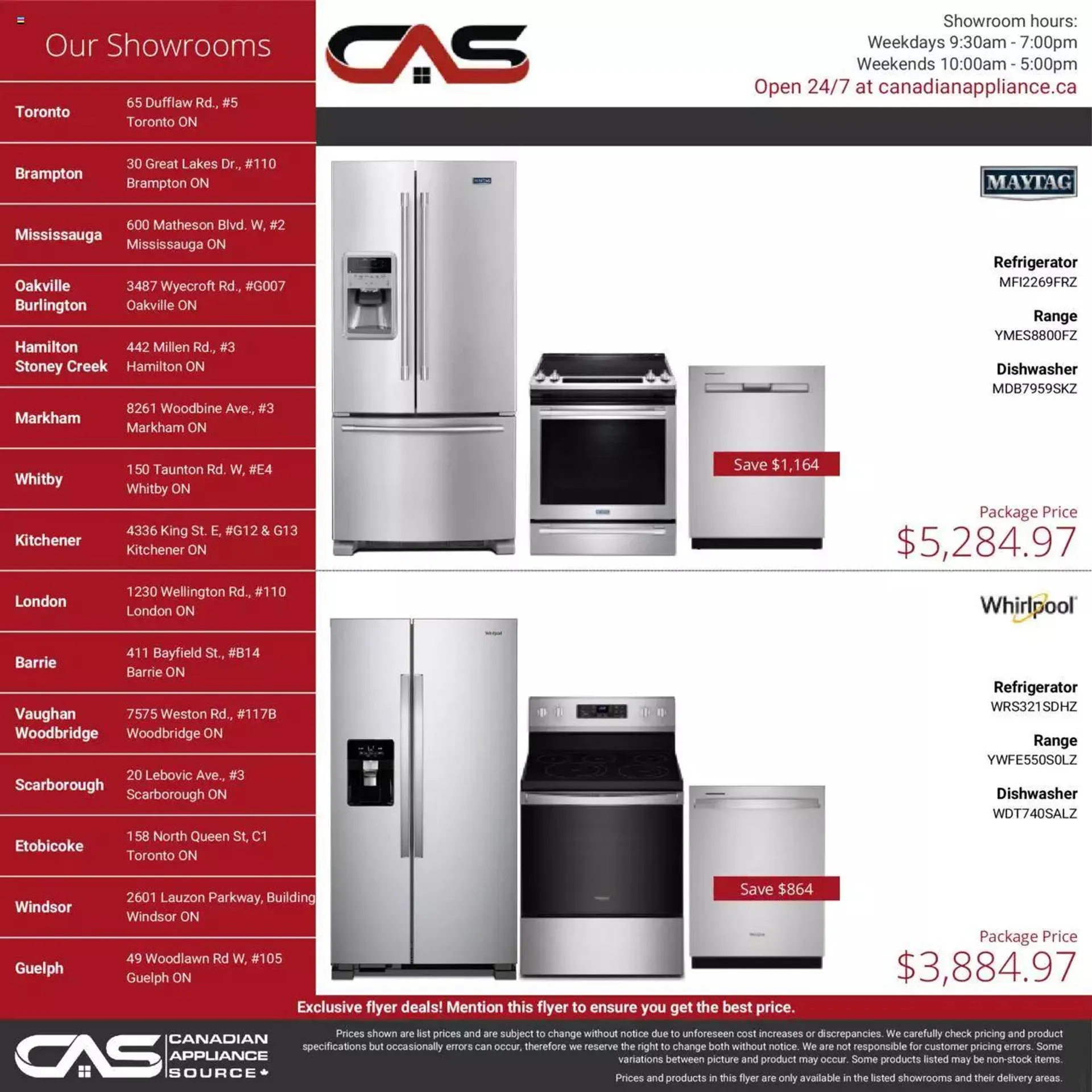 Canadian Appliance Source flyer / circulaire - 10