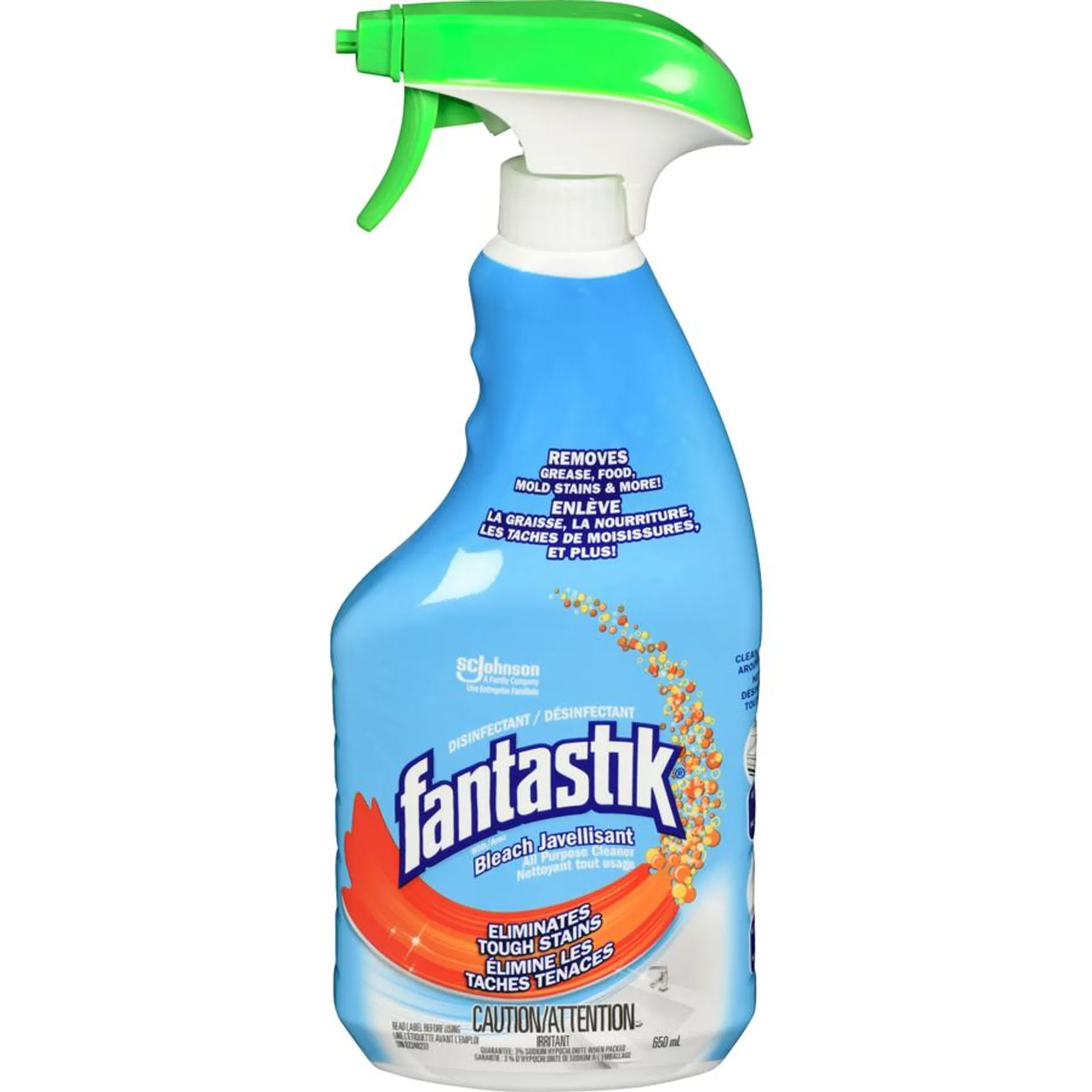 Disinfectant All-Purpose Cleaner with Bleach, Eliminates Stains