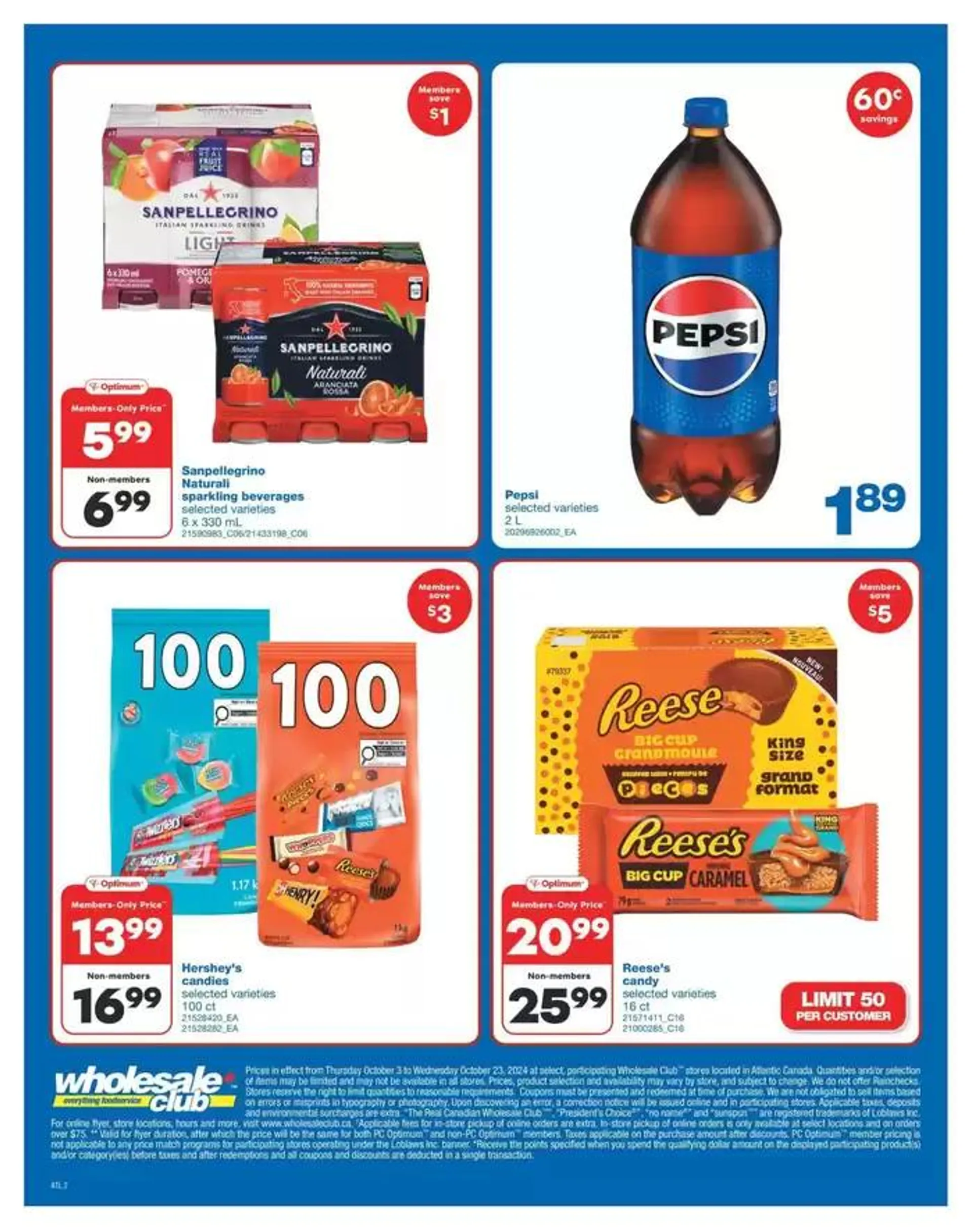 Wholesale Club Weekly ad from October 3 to October 23 2024 - flyer page 3