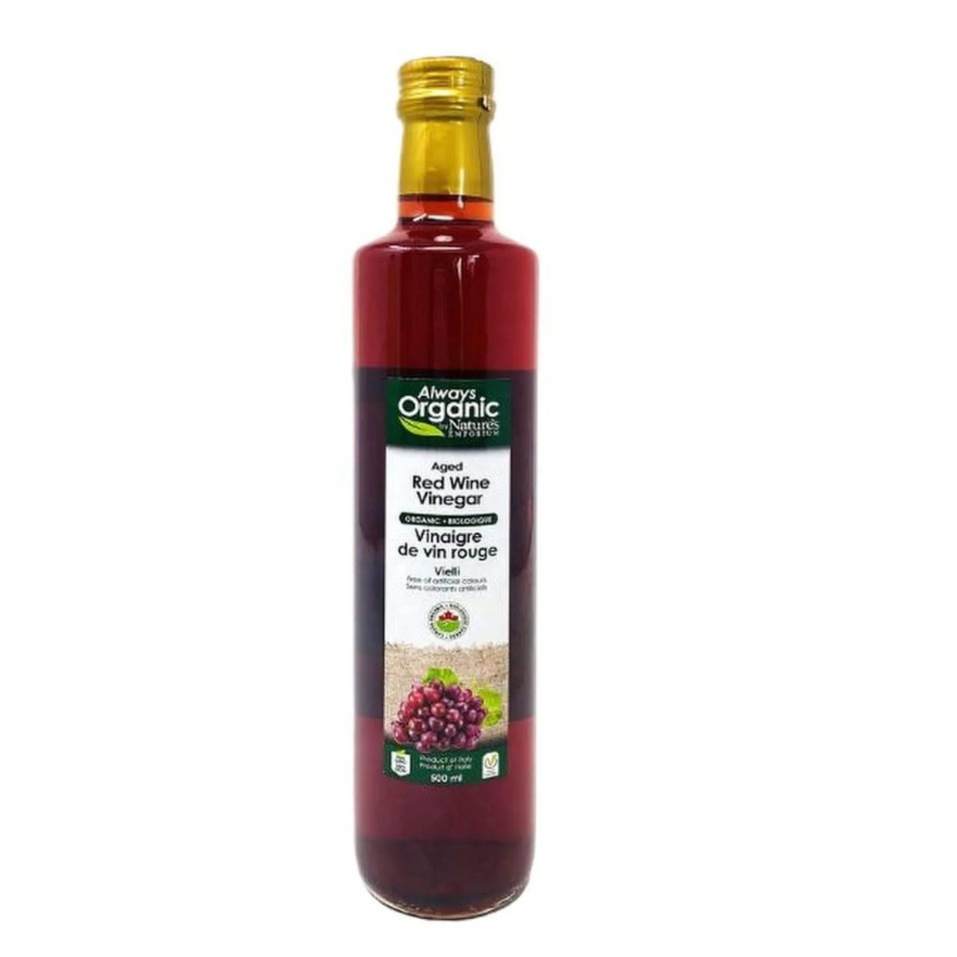 Always Organic Red Wine Vinegar 500 ml