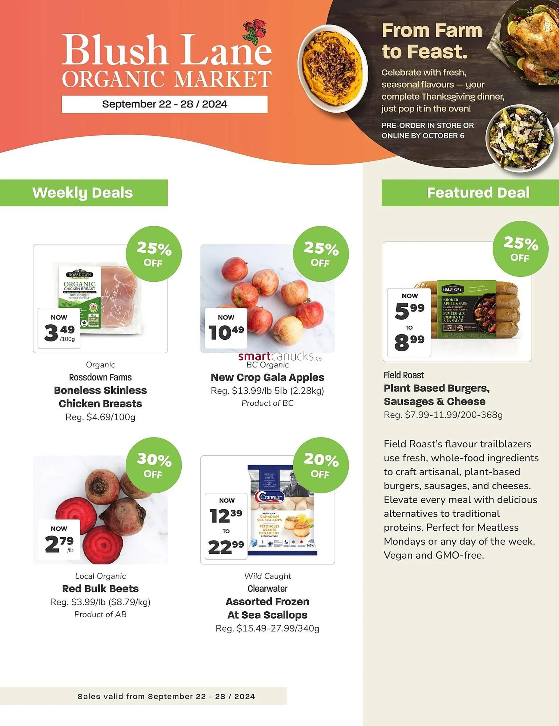 Blush Lane Organics flyer - 1